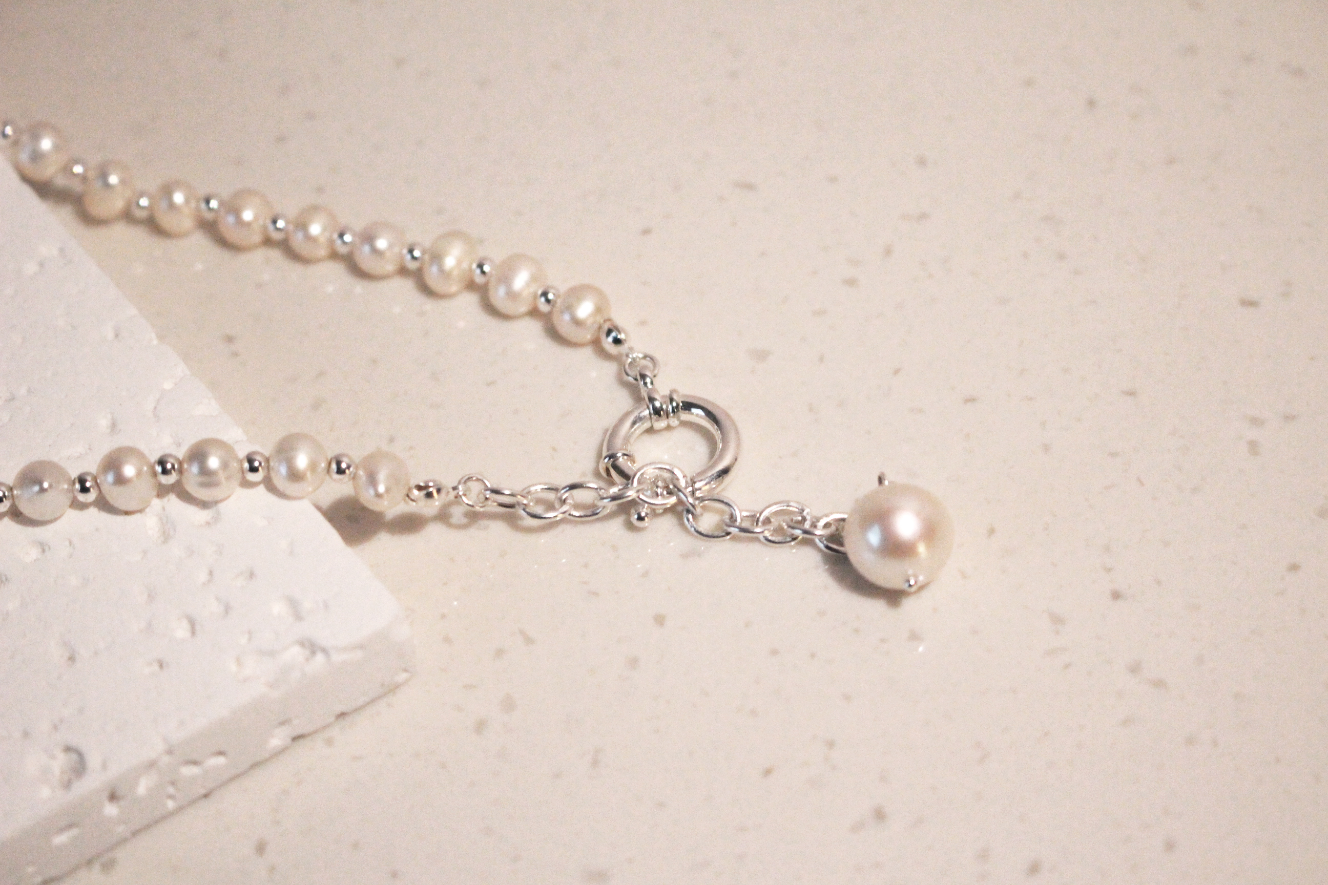 J002 獨特的美好｜淡水珍珠純銀項鍊