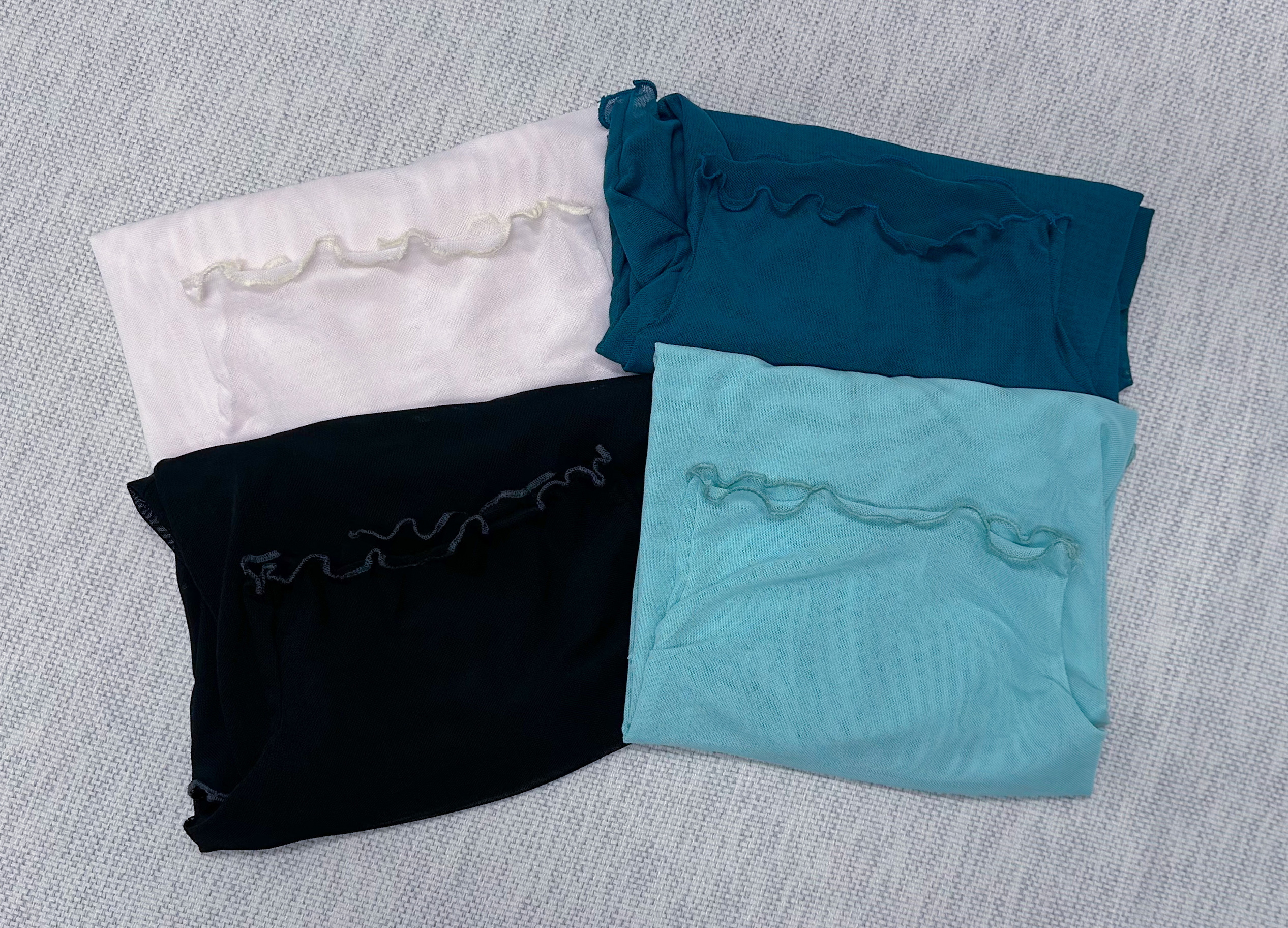 Ruffle領內搭TOP (四色入)