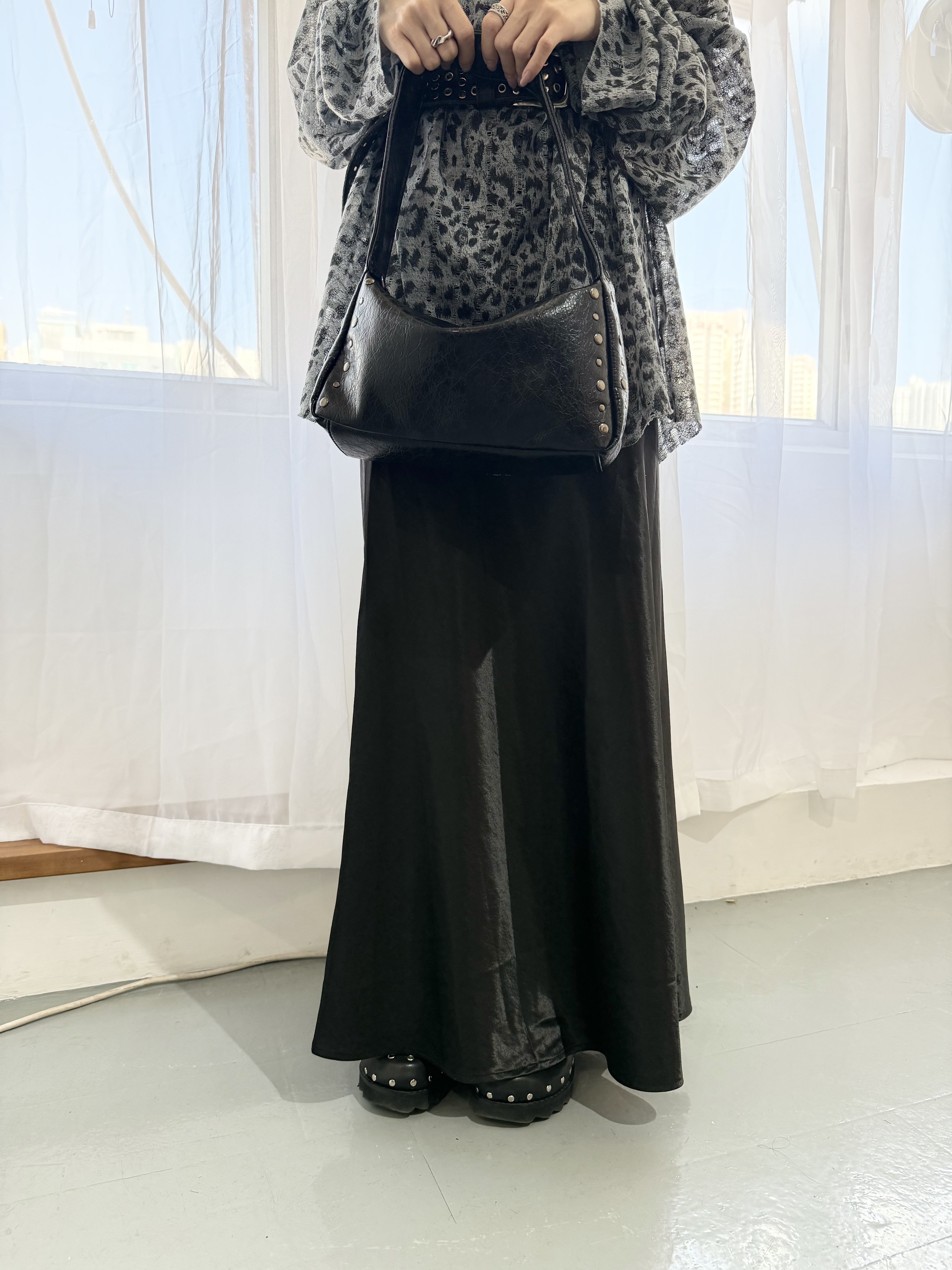 緞面氣質感魚尾Sk