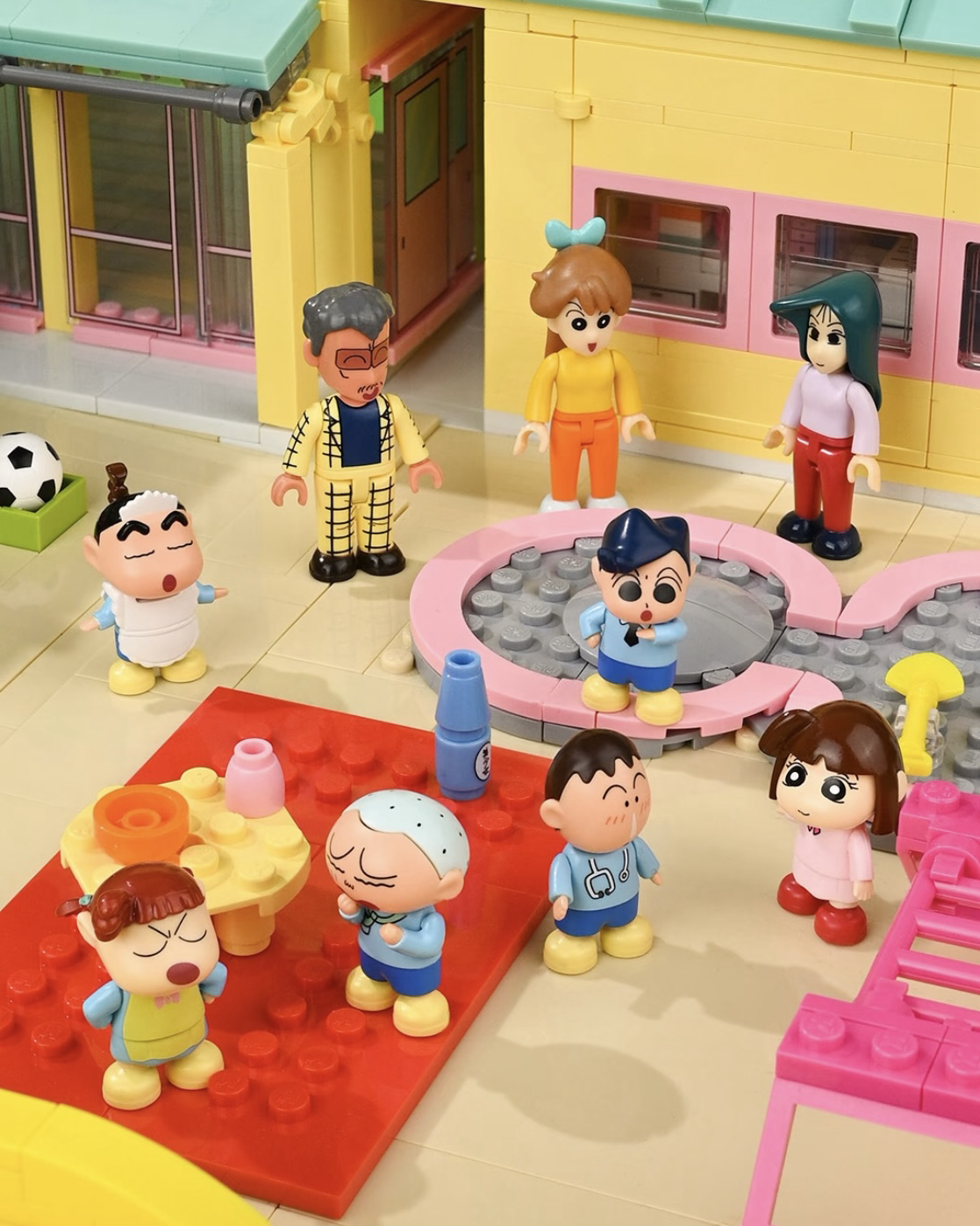 <正版授權>Keepplay x 蠟筆小新 雙葉幼稚園積木 公仔 擺件