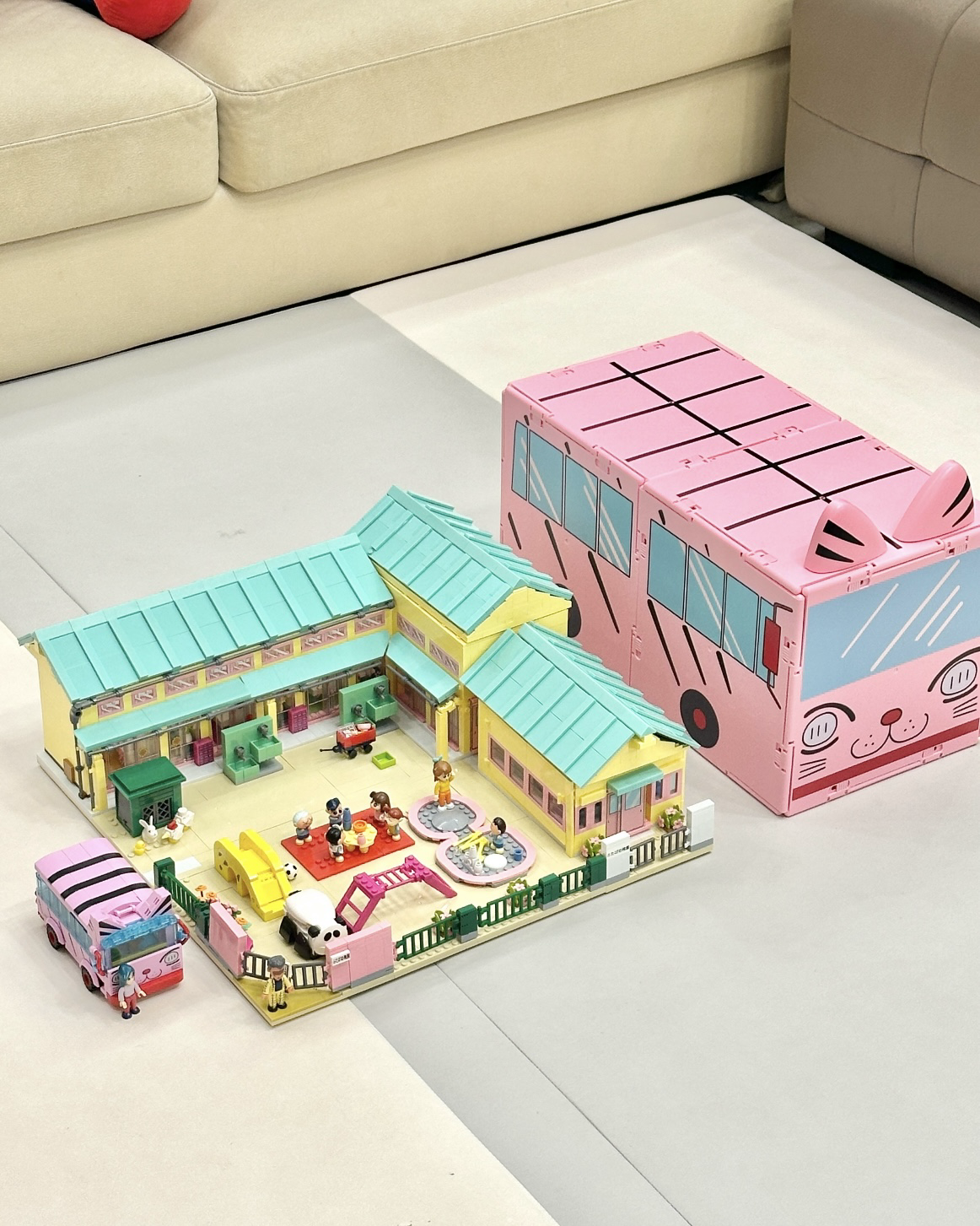 <正版授權>Keepplay x 蠟筆小新 雙葉幼稚園積木 公仔 擺件