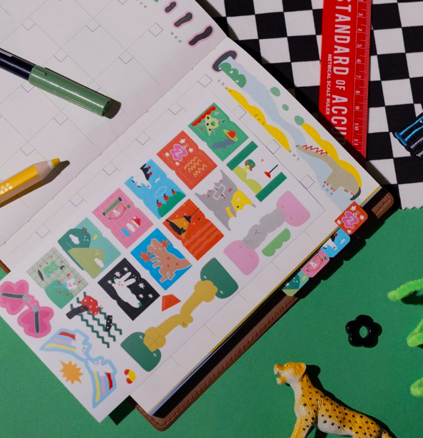 I Will Stand By You 月份索引貼紙｜馬卡龍腳趾