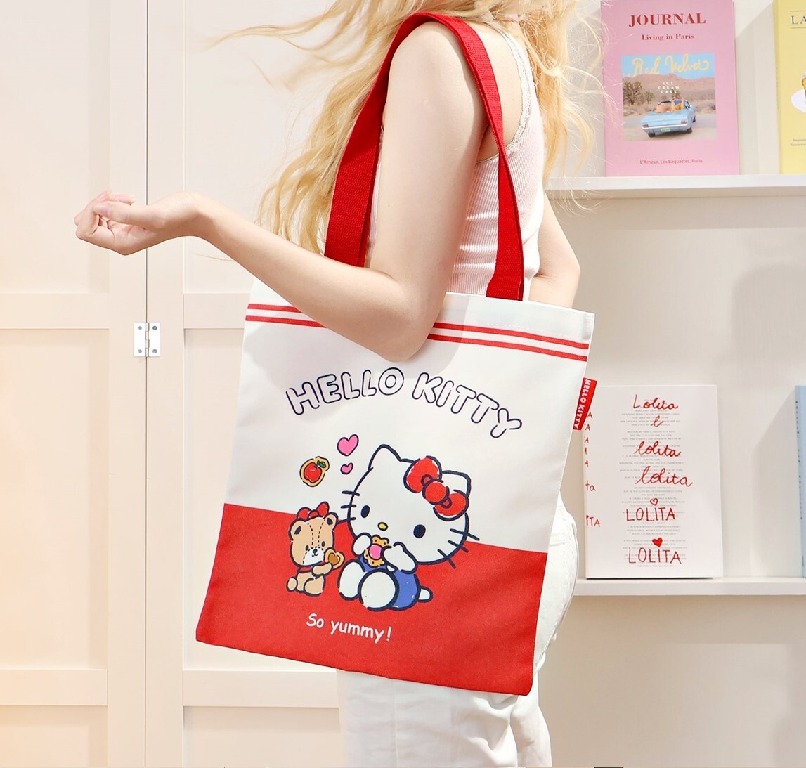 Hello Kitty Sanrio| 帆布袋| 購物袋