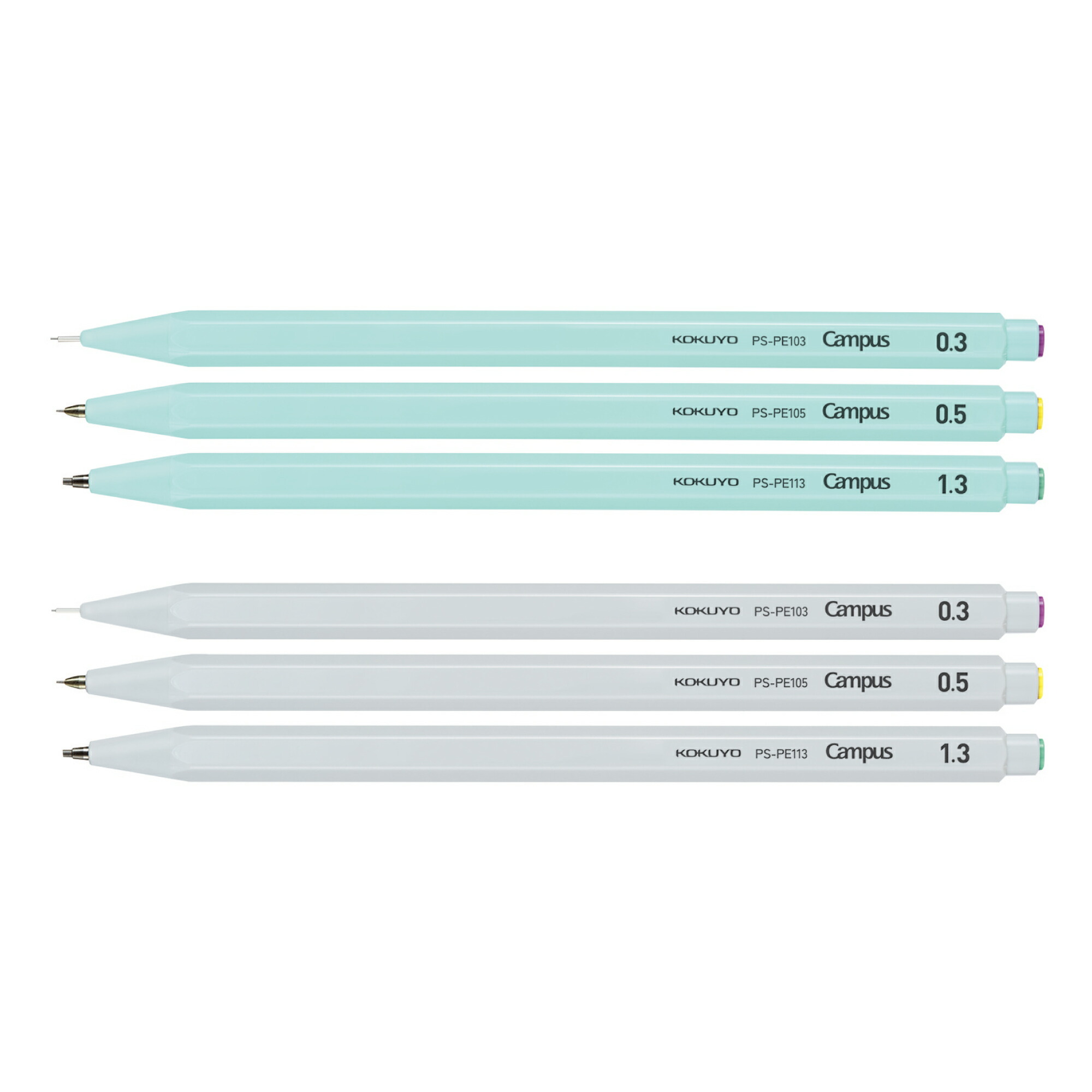 限定色 六角自動鉛筆 0.3/0.5/1.3 mm ｜日本KOKUYO