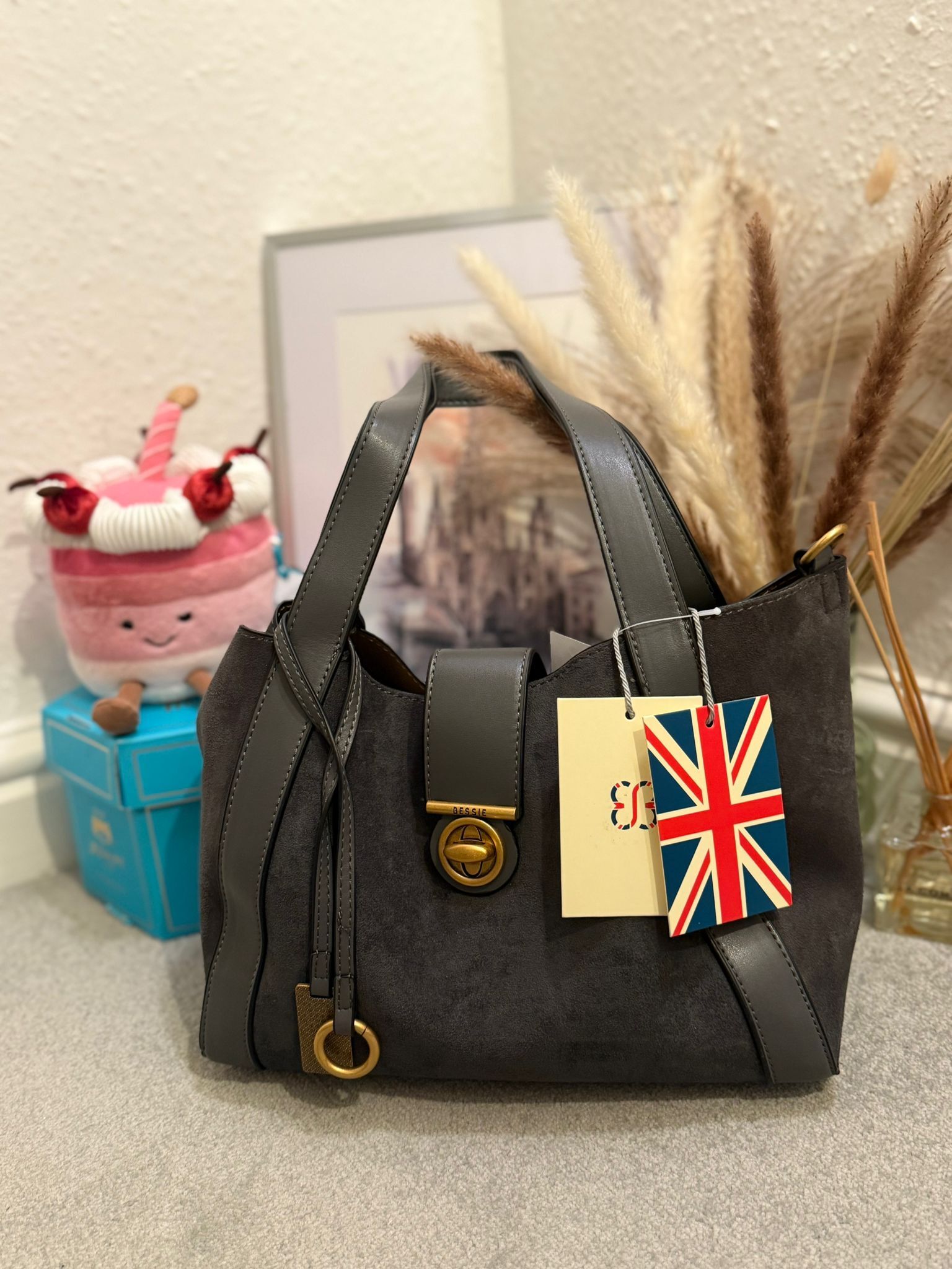 英國代購 (獨立訂單)-BESSIE LONDON BW7081 GREY