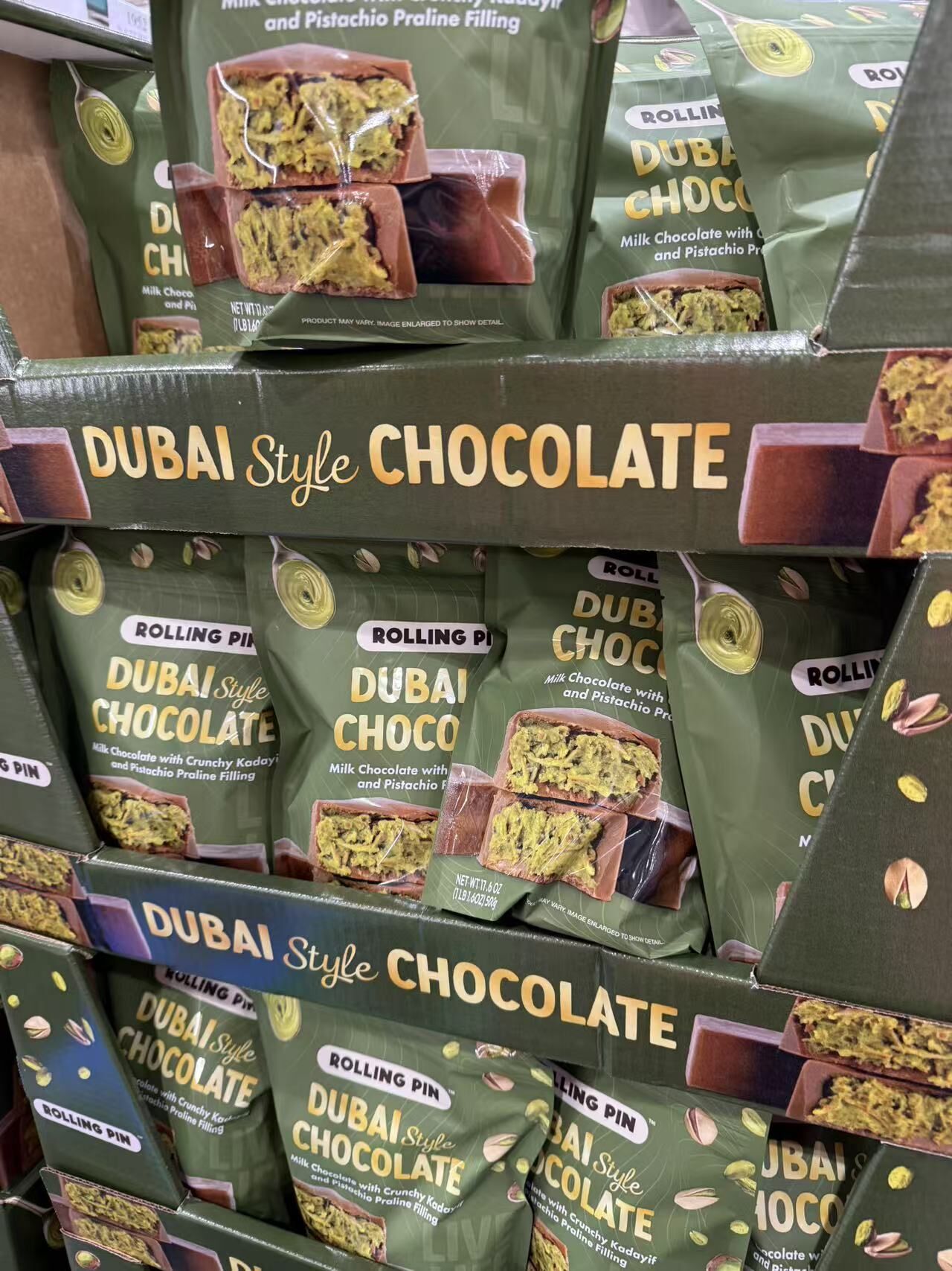 【現貨】ROLLING PIN DUBAI Style H102350 開心果朱古力