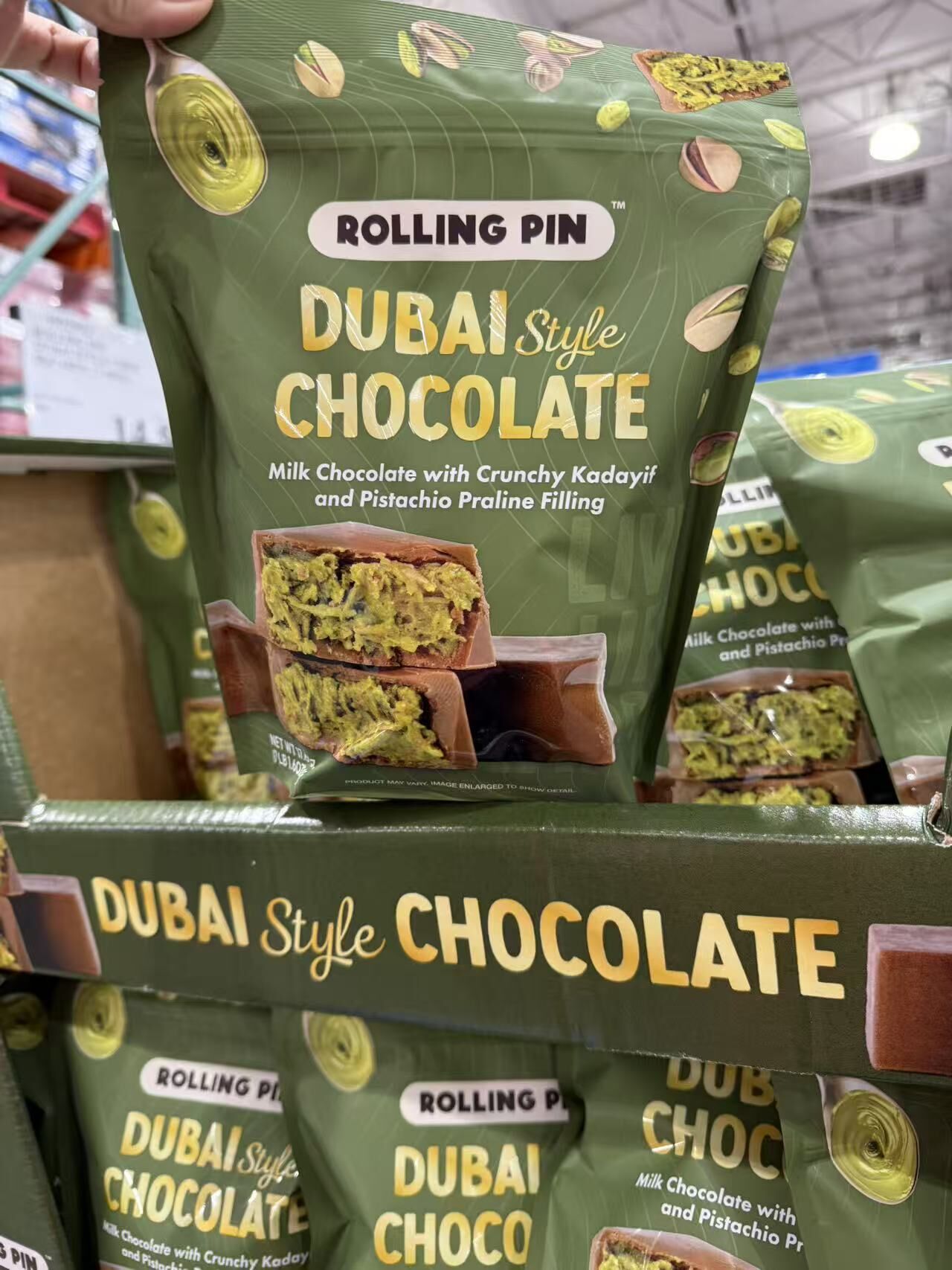 【現貨】ROLLING PIN DUBAI Style H102350 開心果朱古力