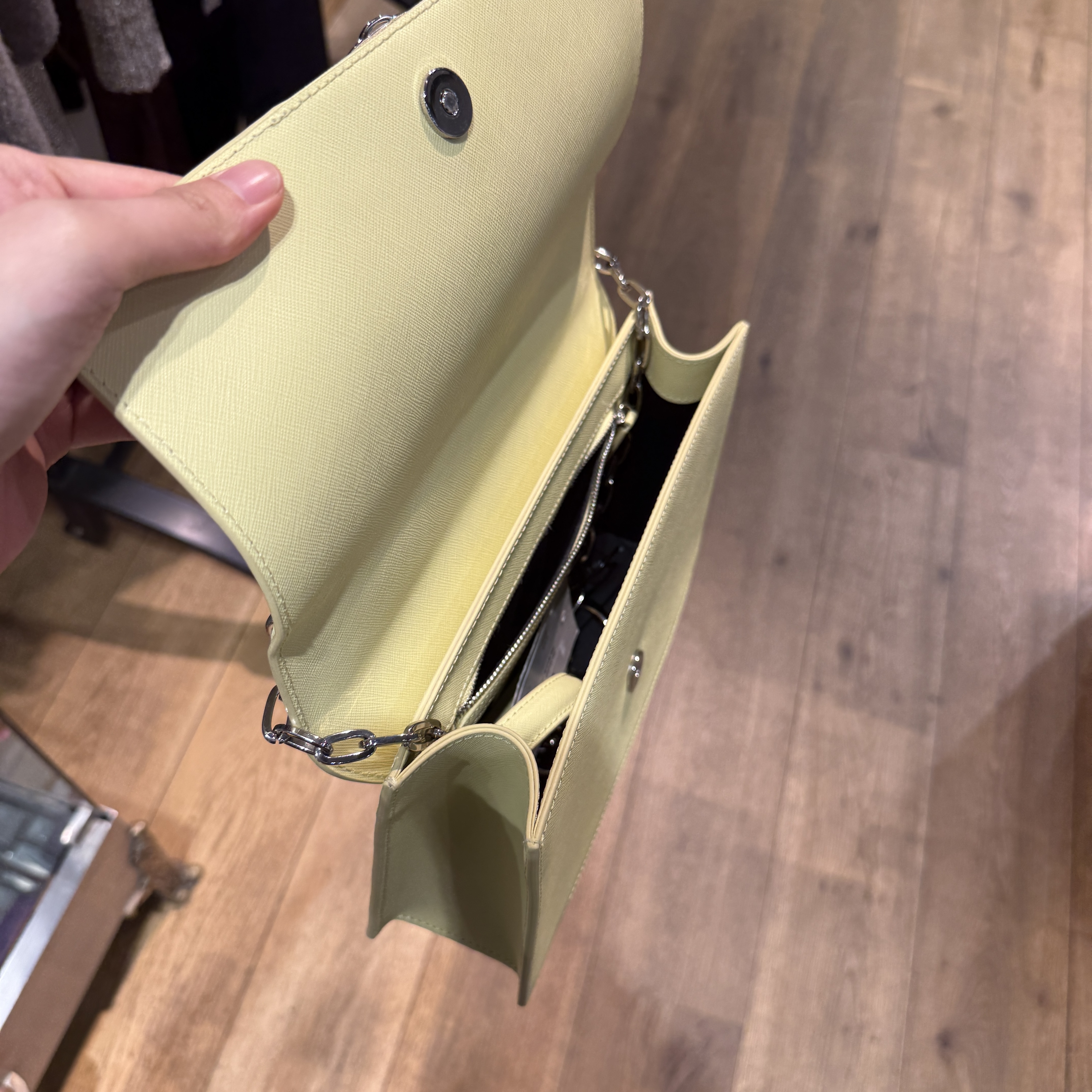 Vivienne Westwood Debbie LG Flap bag yellow