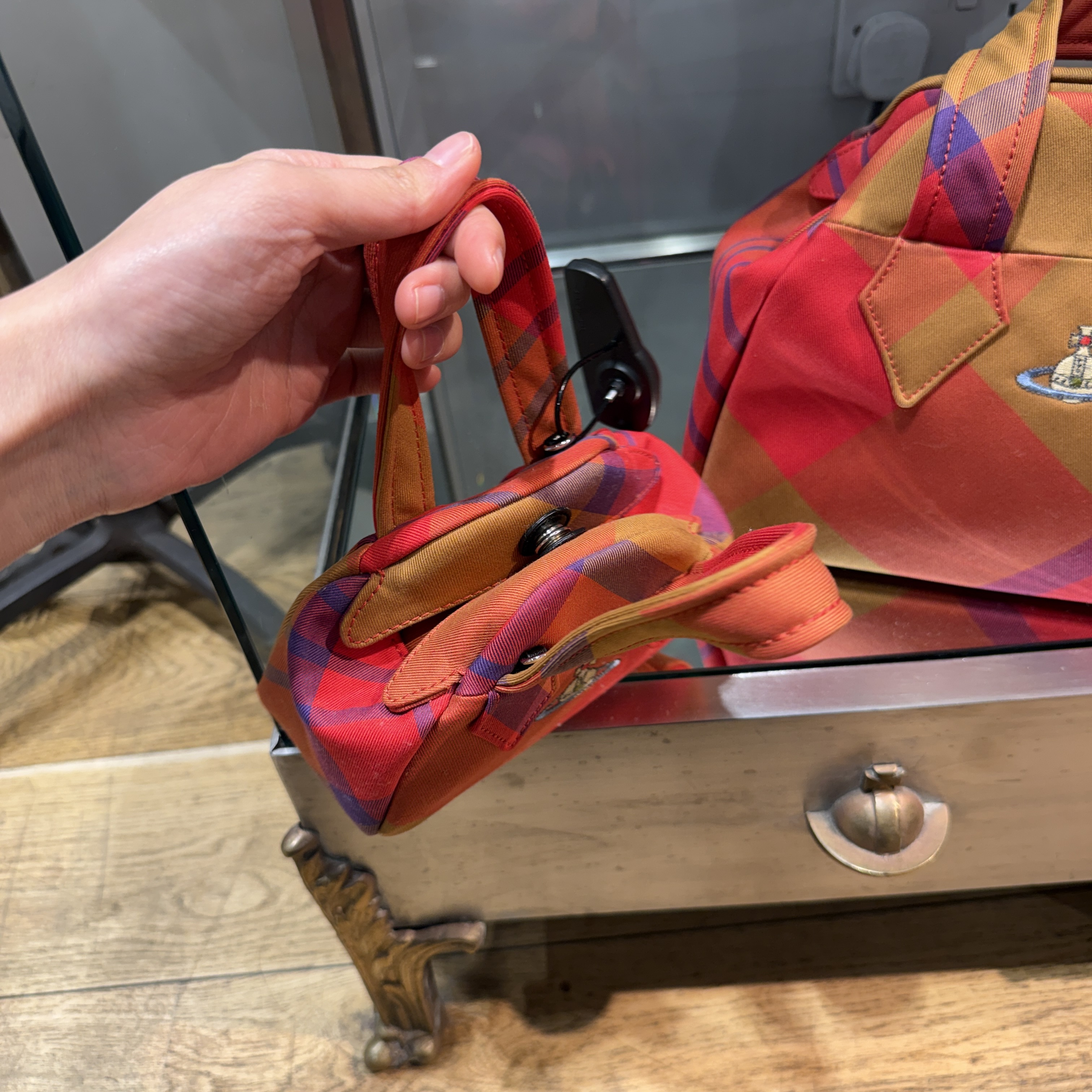 Vivienne Westwood Archive Mini Yasmin Bag orange