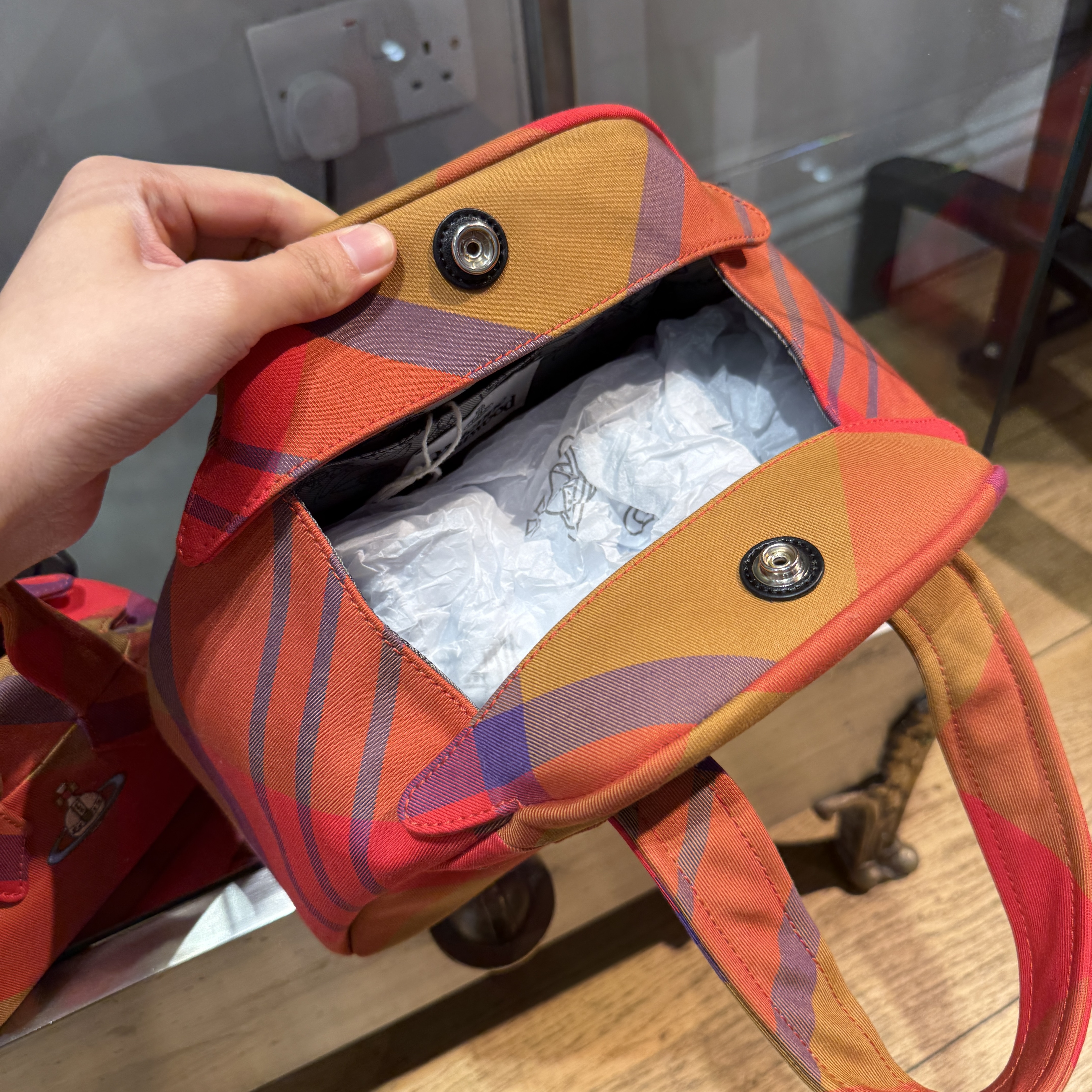 Vivienne Westwood Archive Medium Yasmin Bag orange