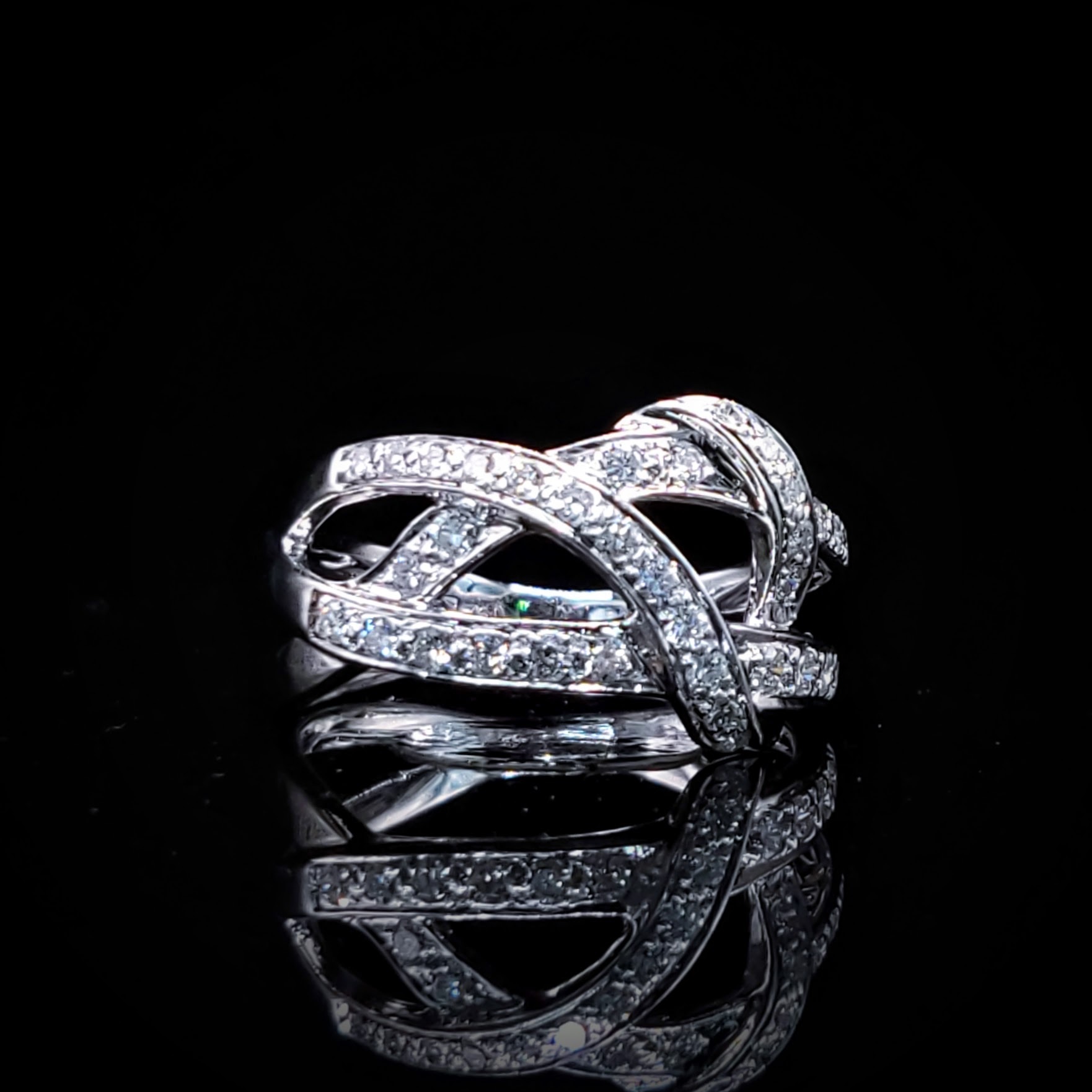 18K White Gold 0.54ct Diamond Ring
