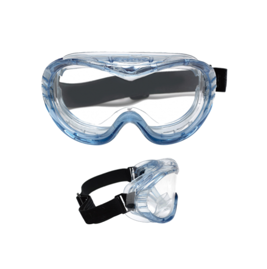 3M 透明淺藍框有帶扣防護眼罩-[40653]
