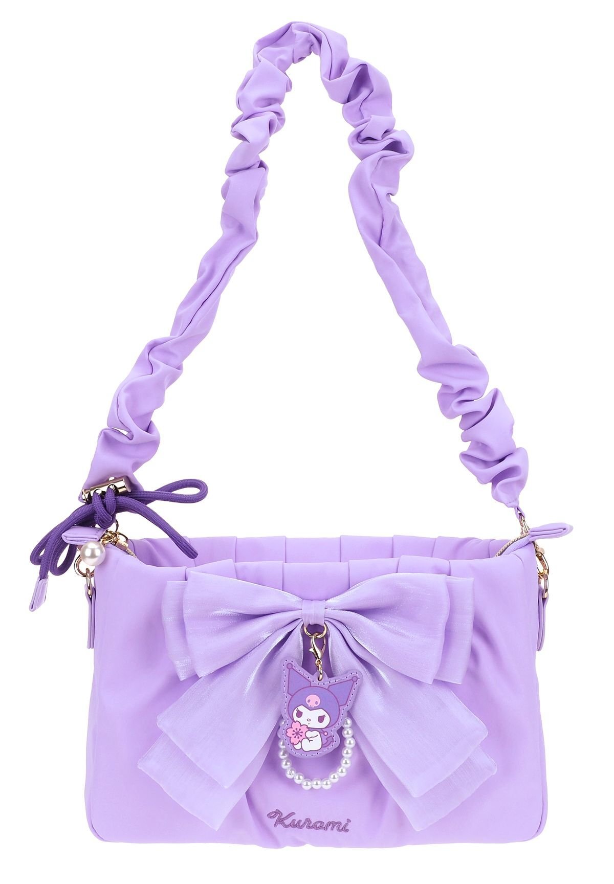 Kuromi 蝴蝶結單肩包 9-8563-1