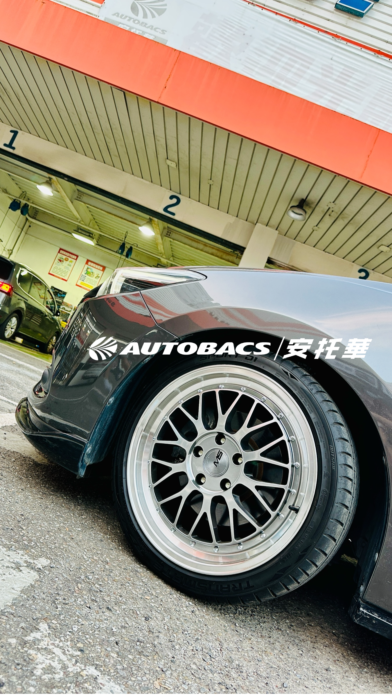 【MS旋壓鋁圈 823】17吋亮面銀 Flow Forming 旋壓鋁圈｜高剛性輕量化設計（四入組）