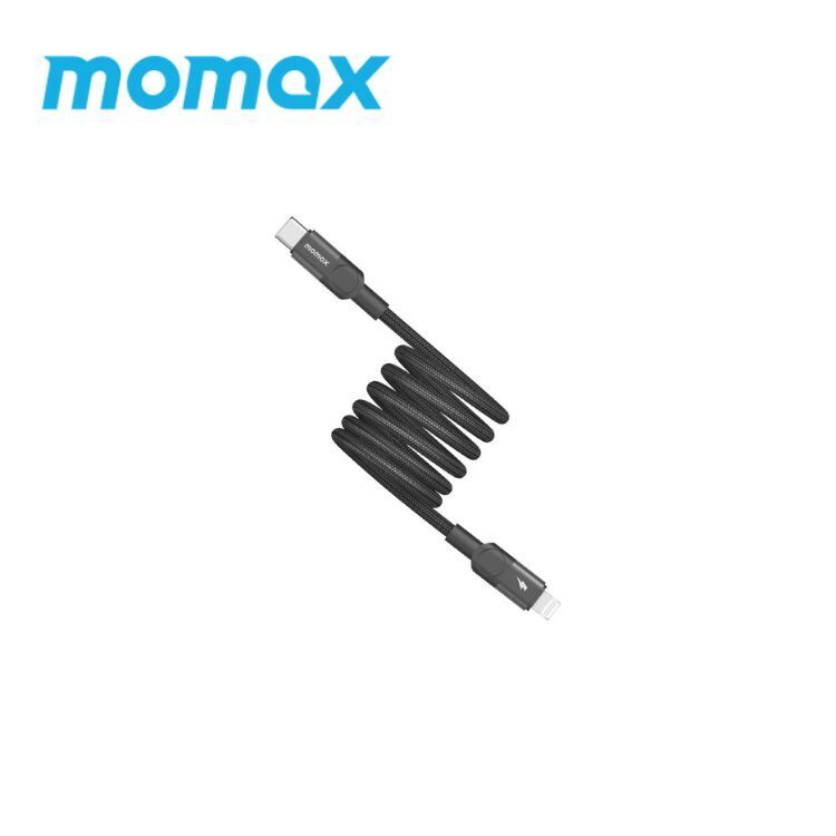 Momax Mag.link 100W USB-C to Dual USB-C 磁吸連接線 2m (黑)