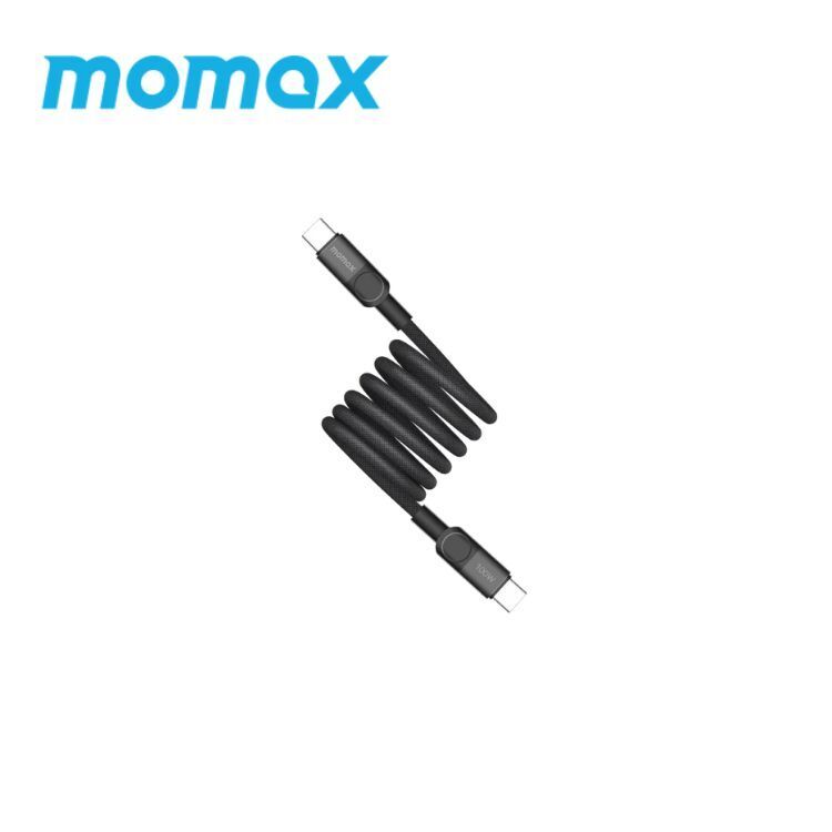 Momax Mag.Link 100W USB-C to USB-C&nbsp; 磁吸連接線 1m&nbsp; (黑)