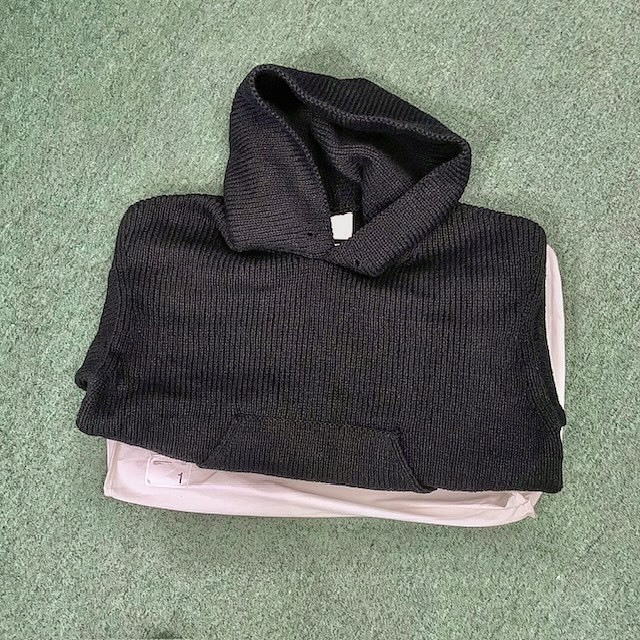 最後價格 MORE SALE: VISVIM AMPLUS SB (KNIT) HOODIE P.O - BLACK IN STOCK NOW (現貨發售中)
