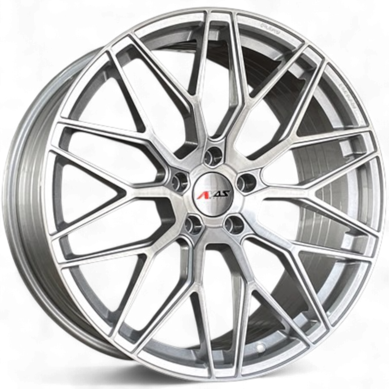 【AVAS｜亮面銀】 16吋 Flow Forming 旋壓鋁圈｜高階歐風動態美學（四入組）