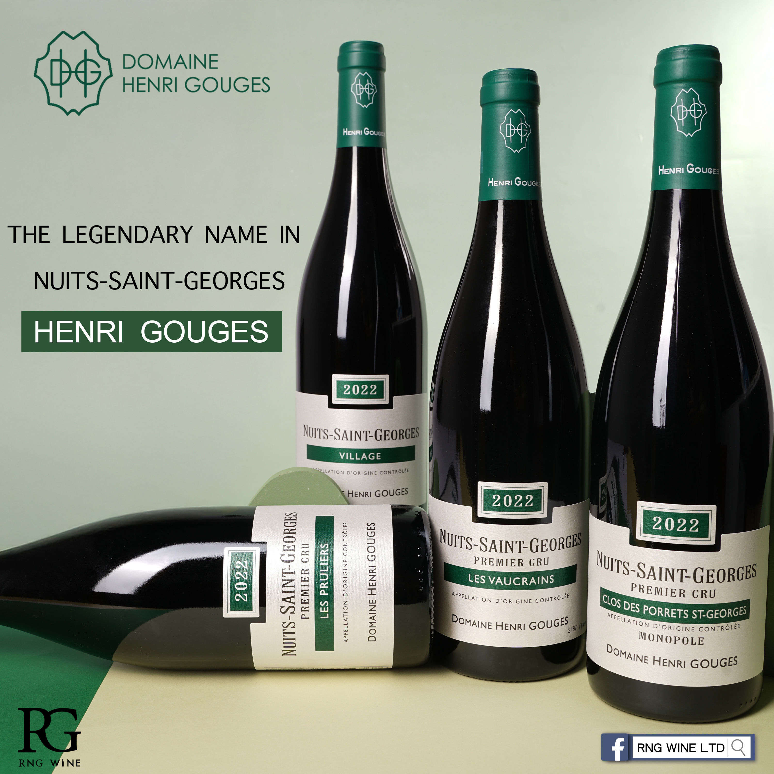 Henri Gouges Nuits Saint Georges 1er Cru Les Pruliers 2022 (BH93)