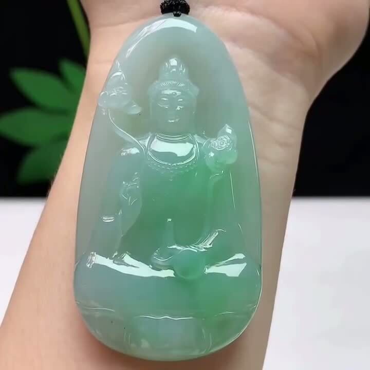 1015318 翡翠飄綠大勢至菩薩