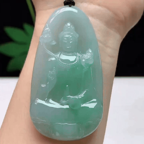 1015318 翡翠飄綠大勢至菩薩