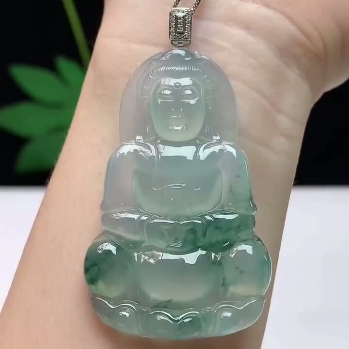 翡翠觀音,天然翡翠A玉, 緬甸玉, Jade, Jadeite