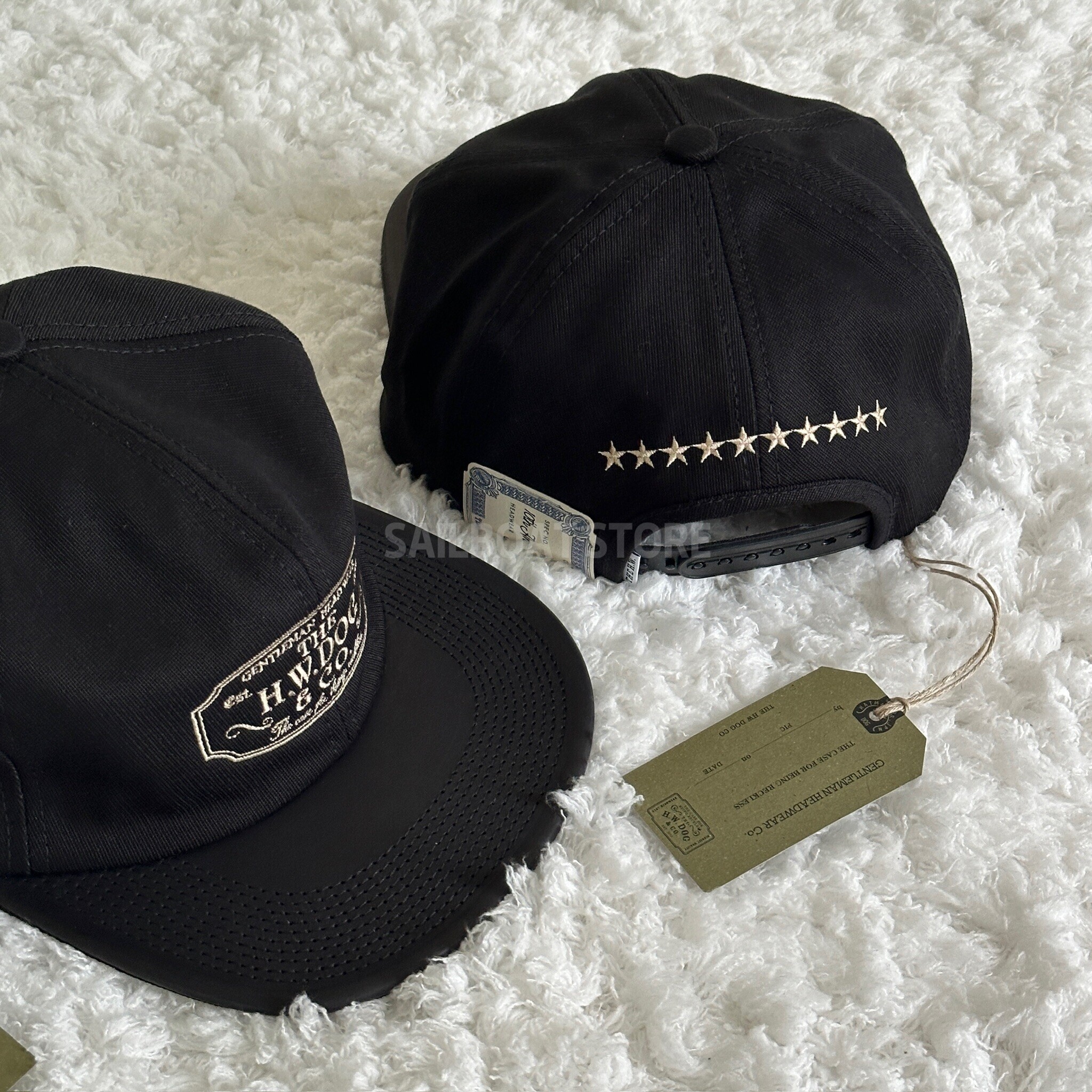 #現貨 🇯🇵日本 THE H.W. DOG & CO. TRUCKER CAP 10th 10週年紀念款 全黑 美金帽