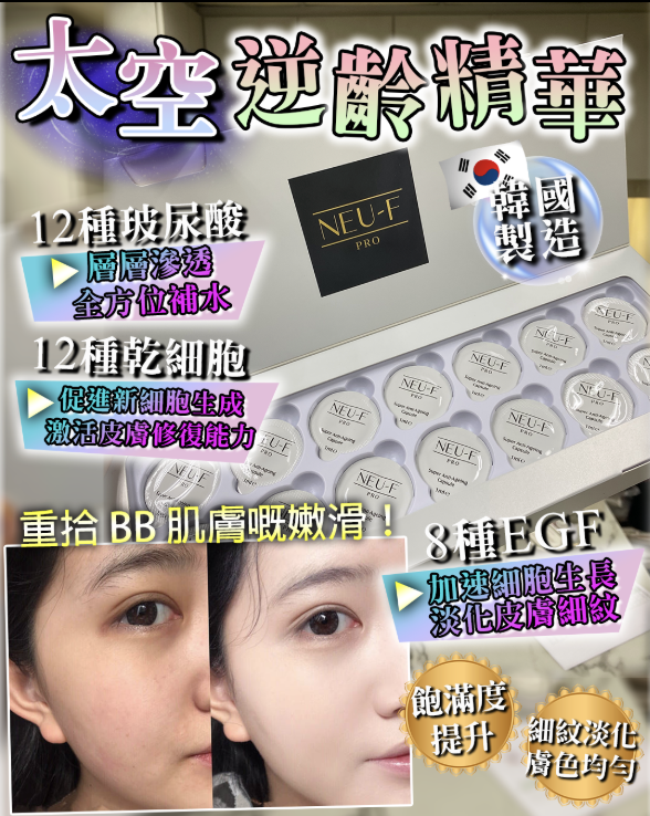 NEU-F Pro Super Anti-Ageing Capsules 太空逆齡精華