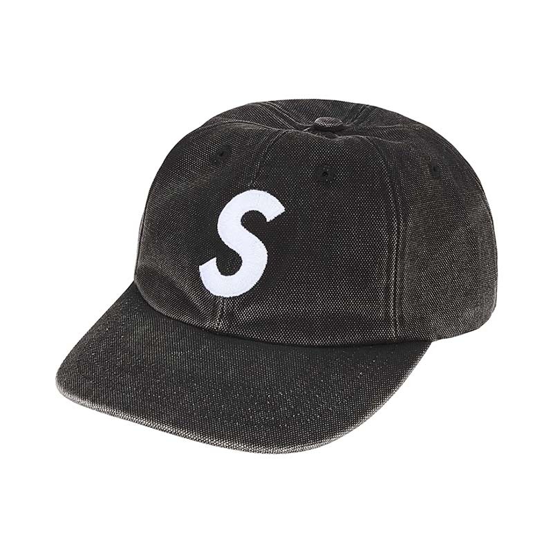 Supreme Heavy Chino 6-Panel 六片帽 黑色 FW25H85-BK [台灣現貨]