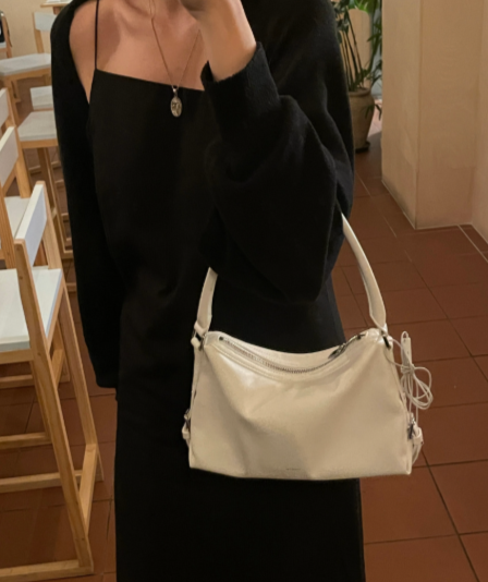 Stand Oil Mushy Mini Bag(White)