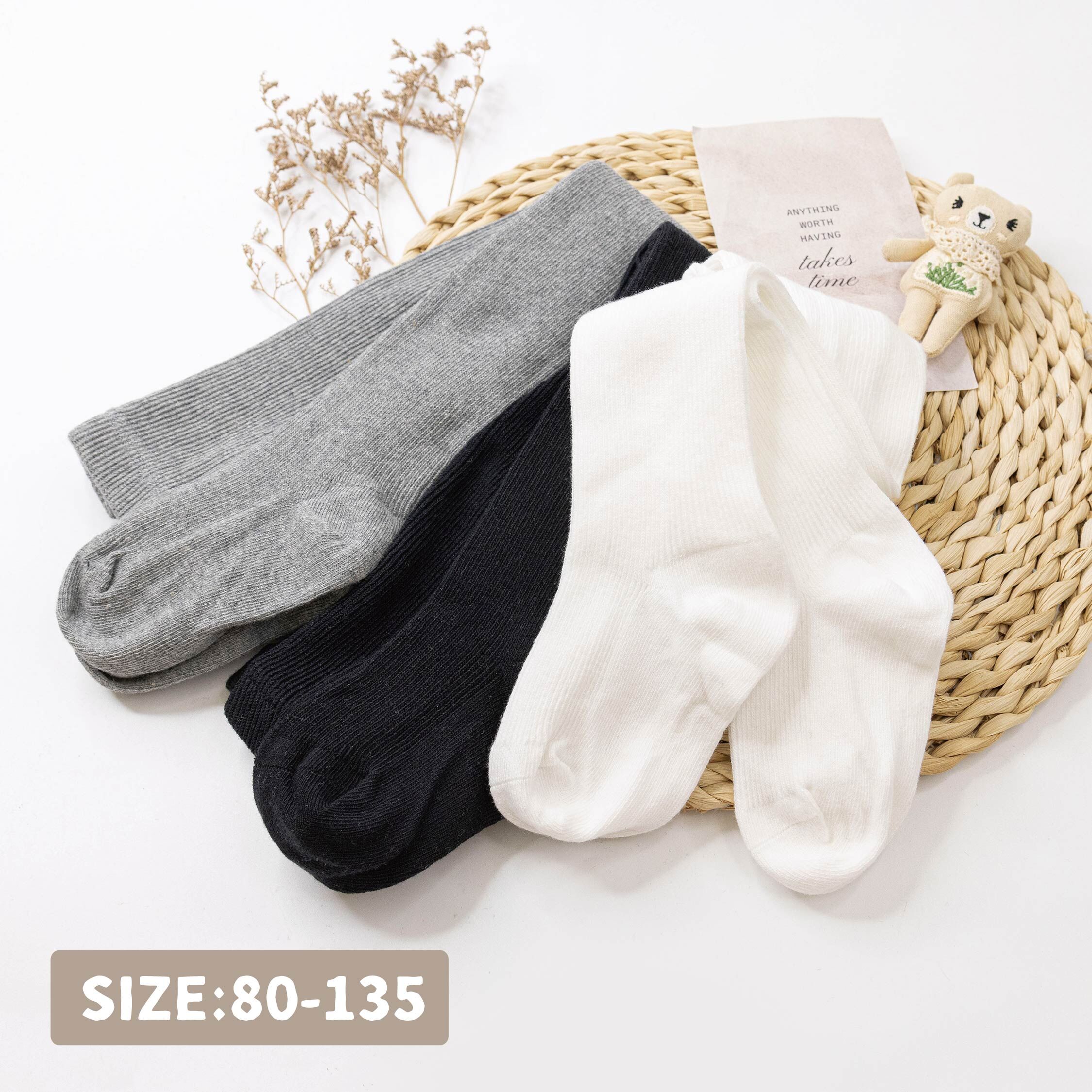 【JA4128】簡約素色打底褲襪＊三色