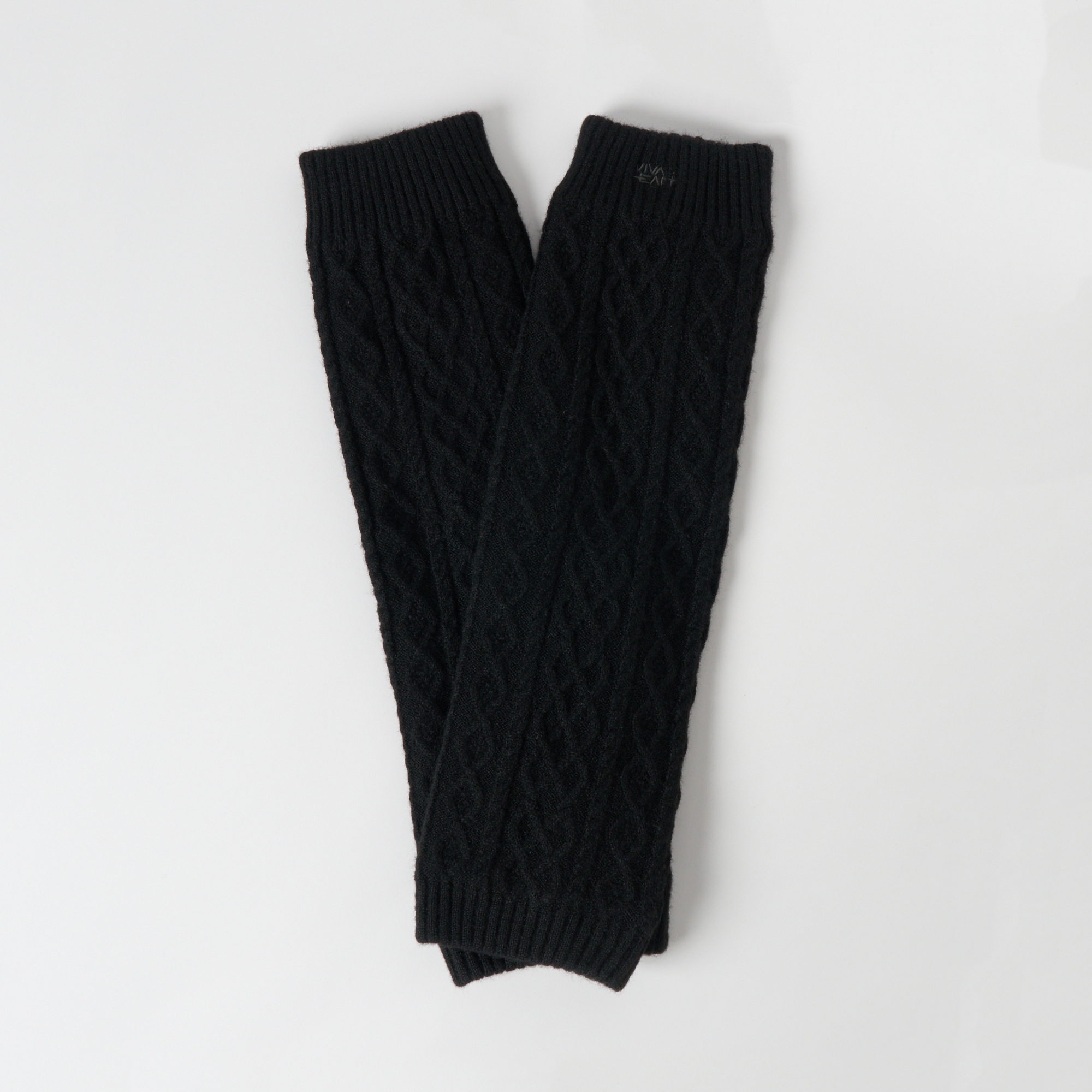 女士-麻花編織內刷毛腿套