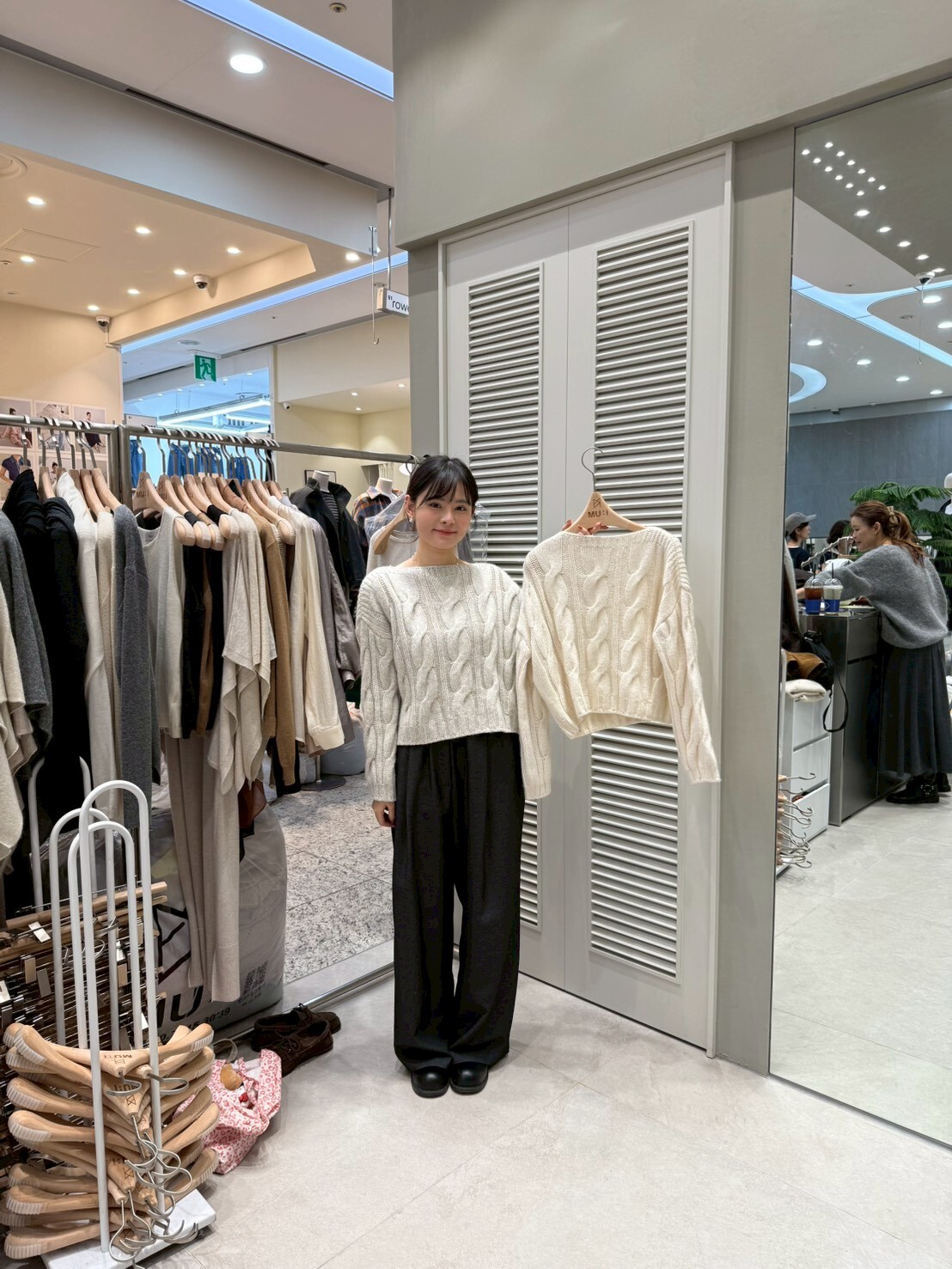 MU5129 大麻花羊毛長袖上衣