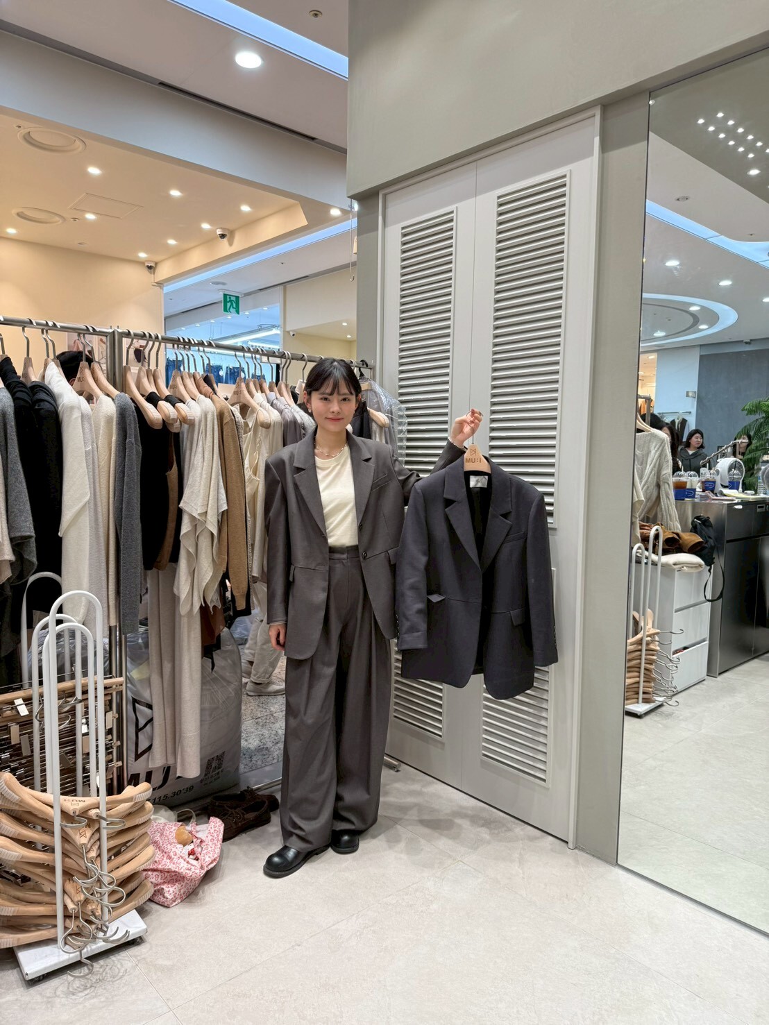 MU5130 中長款長袖西裝外套