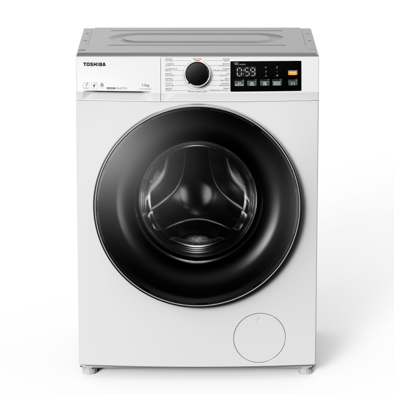東芝 Toshiba   TW-T22BU85UWH(WK)-B(可飛頂)‧7.5公斤/1400轉‧智能變頻蒸氣‧超薄前置式洗衣機-香港行貨-原廠2年全機及10年摩打保養‧