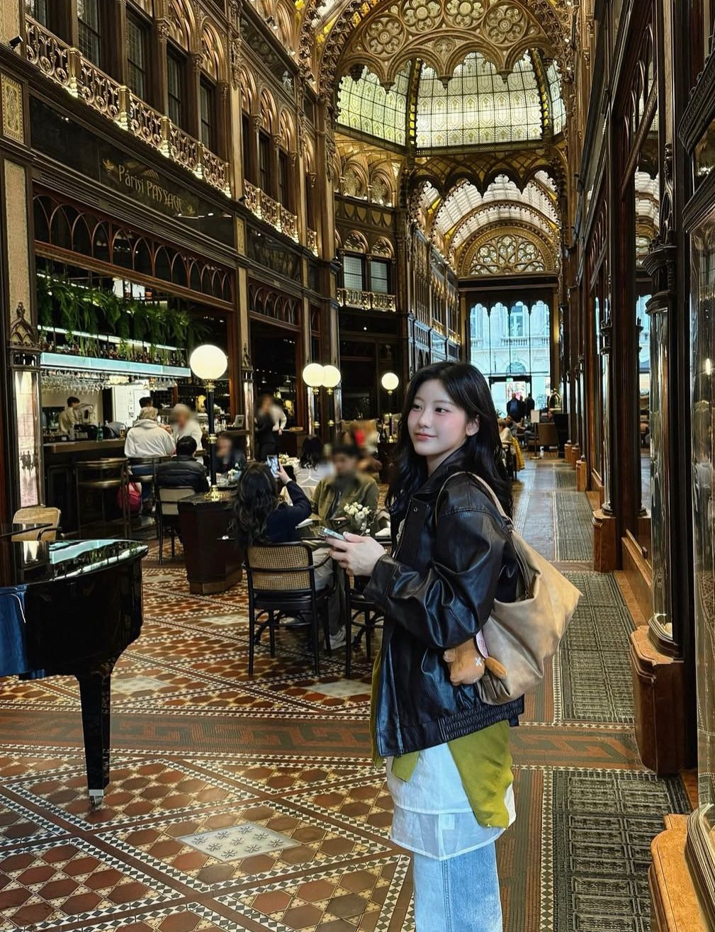 Stand Oil Mushy Bag(Camel)