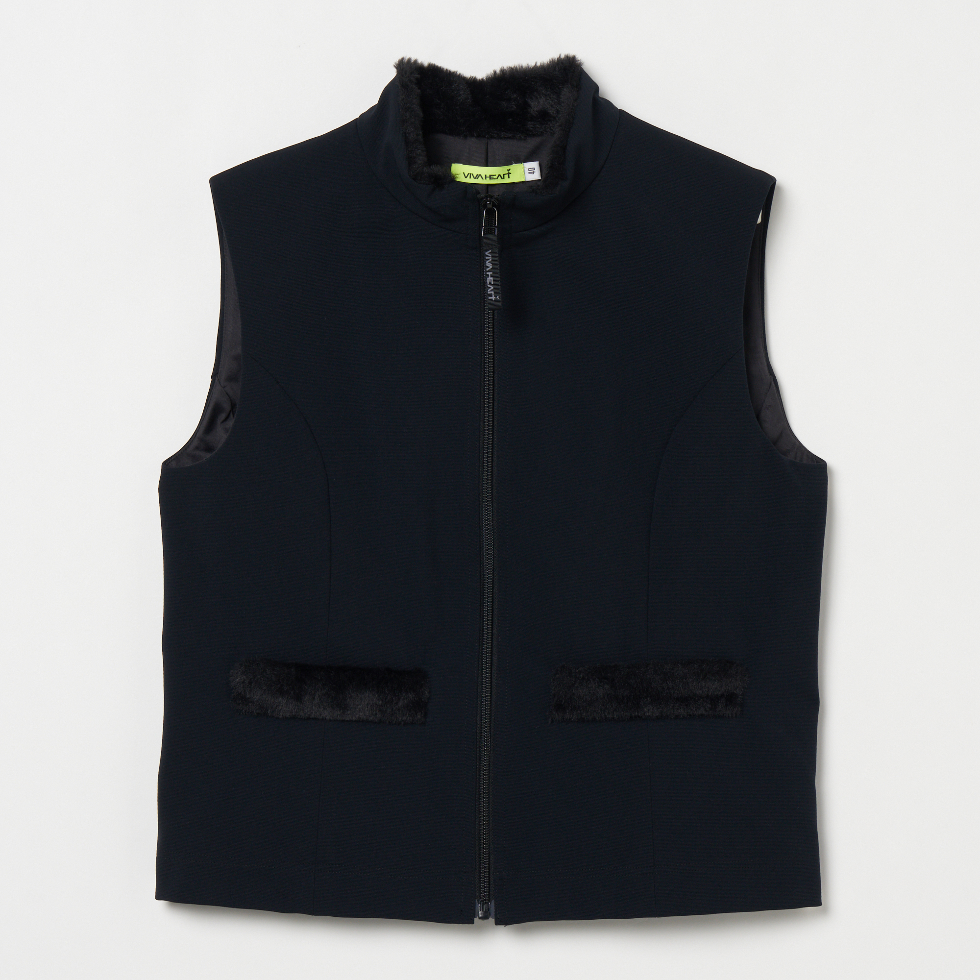 女士-毛絨口袋背心