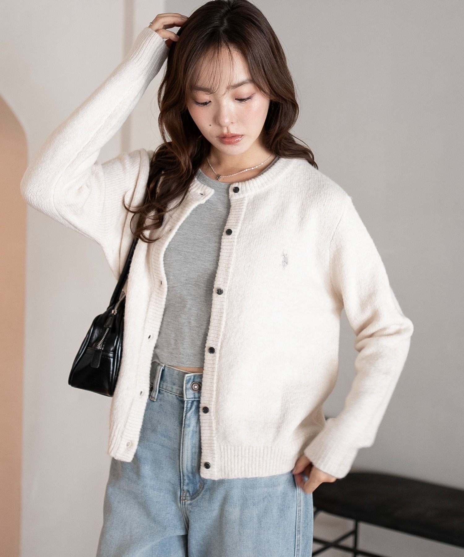 🇯🇵 US POLO ASSN. × WEGO 拉絨 針織衫 針織外套 開襟衫 排扣 短版 / 預購