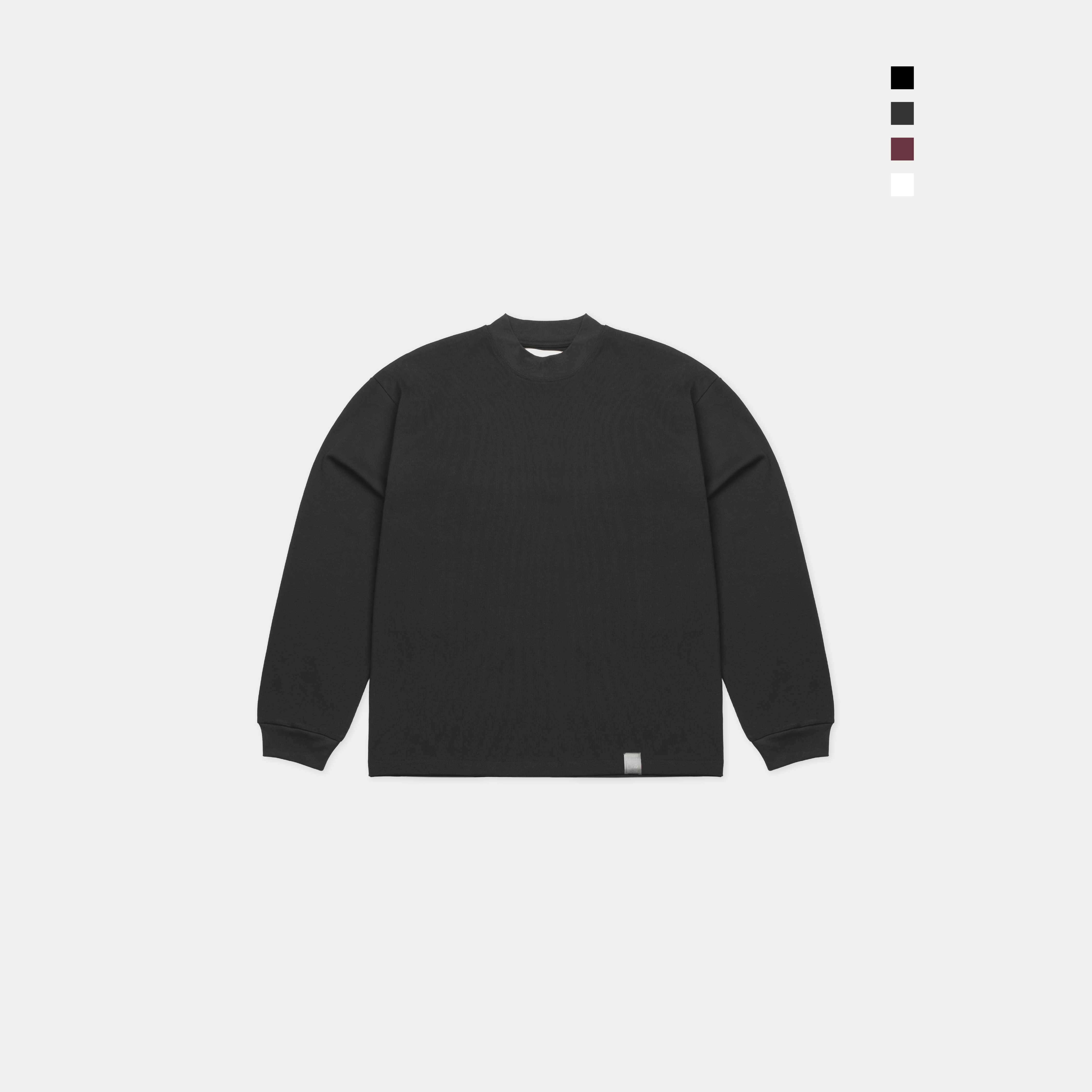 SIMON MADE TL-2506 記憶模組 小高領 重磅 薄長袖