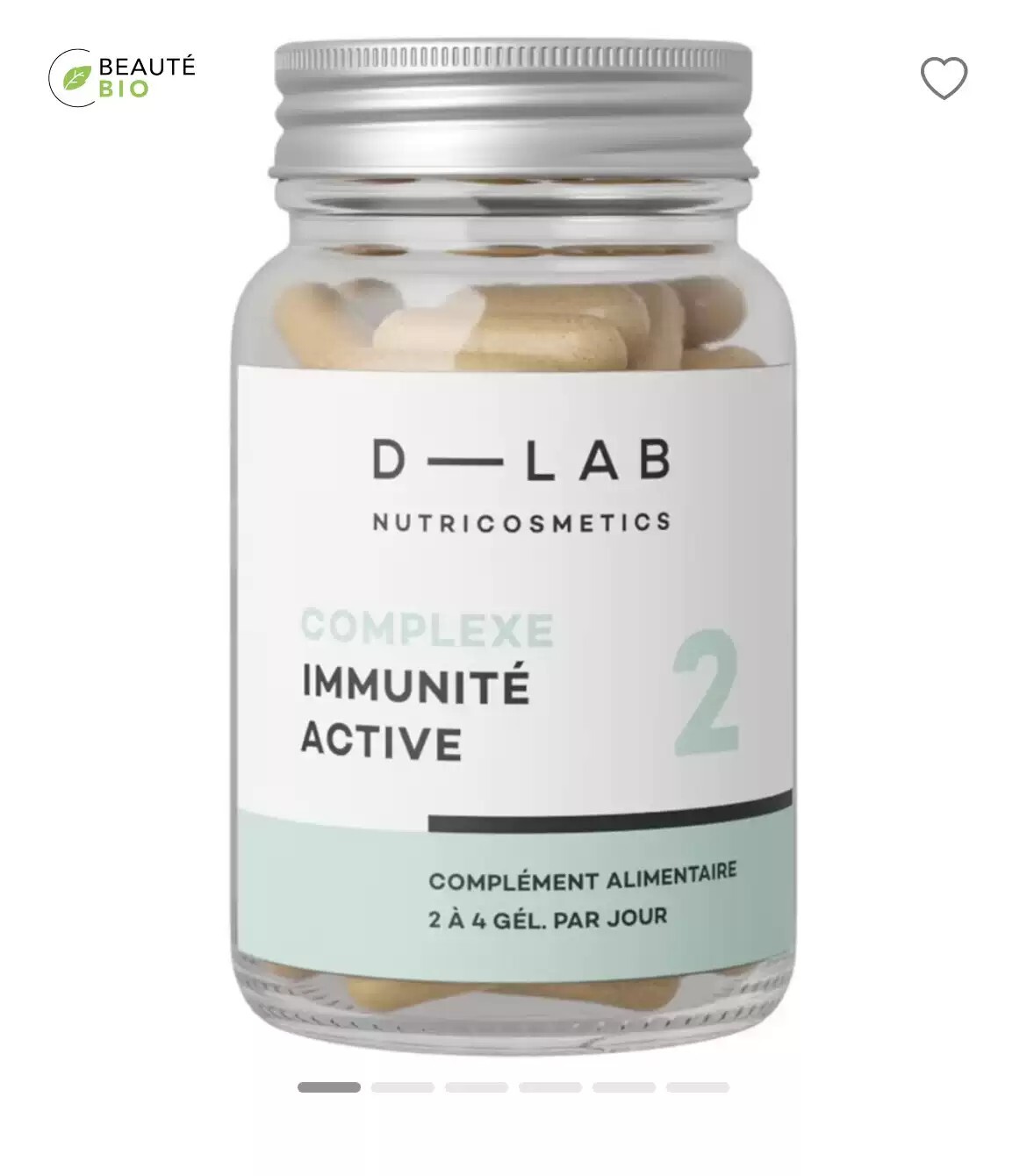 法國 D-LAB【正品】免疫活能丸 56粒  增加免疫力 瑪卡藏紅花 刺五紅景天