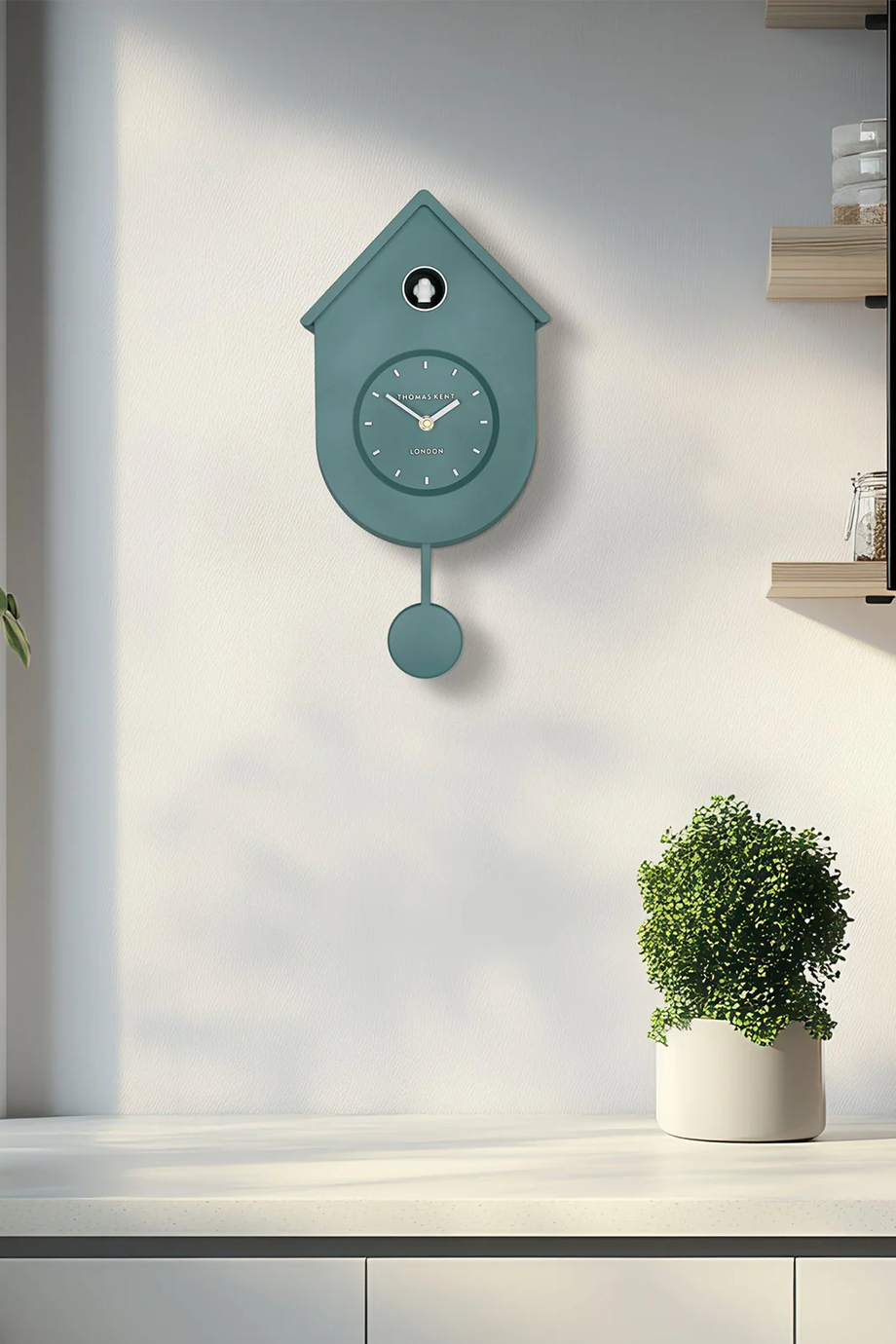 Thomas Kent｜CUCKOO 13吋擺錘咕咕鐘 - 水淺藍
