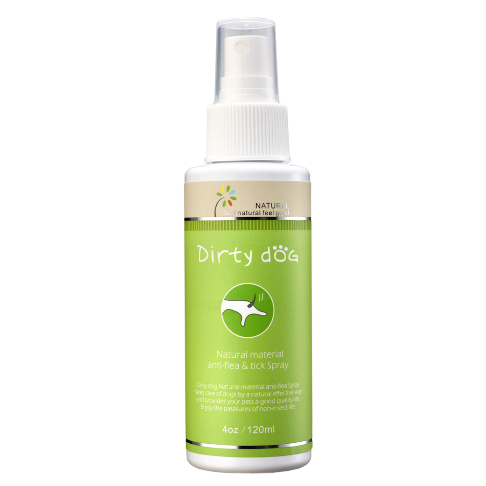 Dirty Dog 純天然除蚤驅蟲噴劑 (120ml)