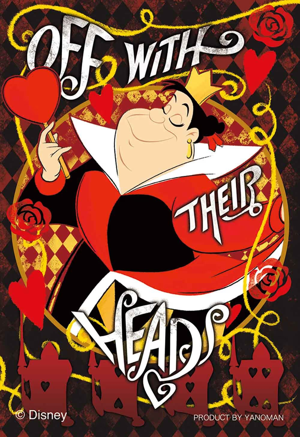 拼圖科潘迪士尼反派/紅心皇后 (迷你尺寸) (卡片款)