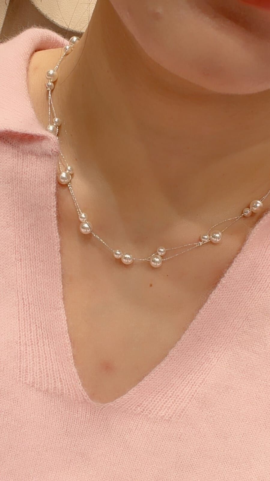 HM5169 ⚪925 搭配好物優雅珠珠項鏈