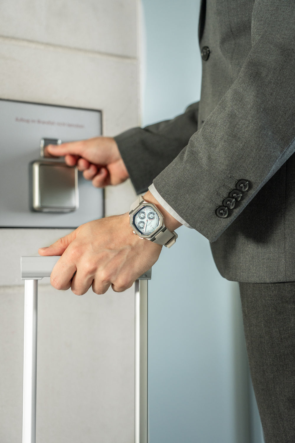 1904 Chronograph - Steel/Light & Dark Blue