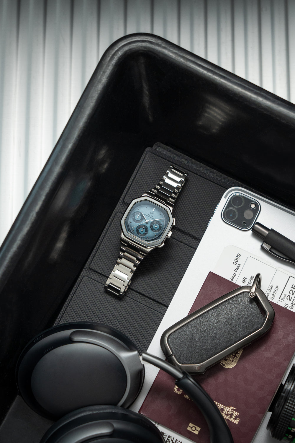 1904 Chronograph - Steel/Light & Dark Blue