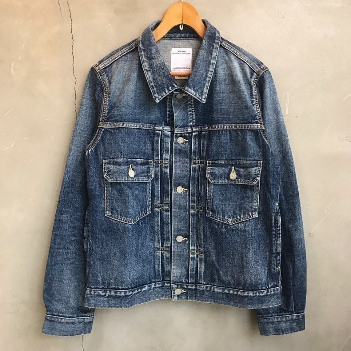 2021SS VISVIM SS 101 JKT DAMAGED 牛仔外套 藍色 余文樂 現貨