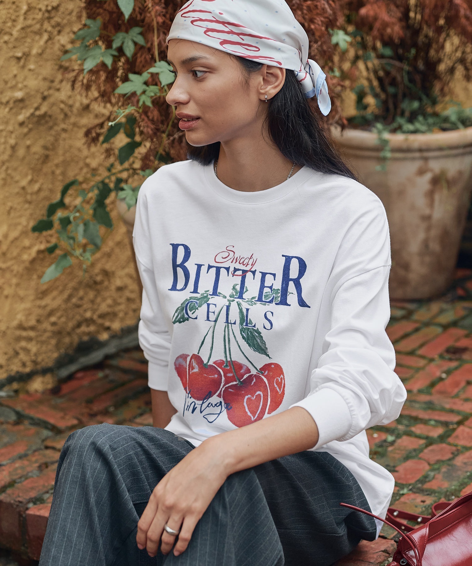 BITTER CELLS Vintage Cherry Long Sleeve