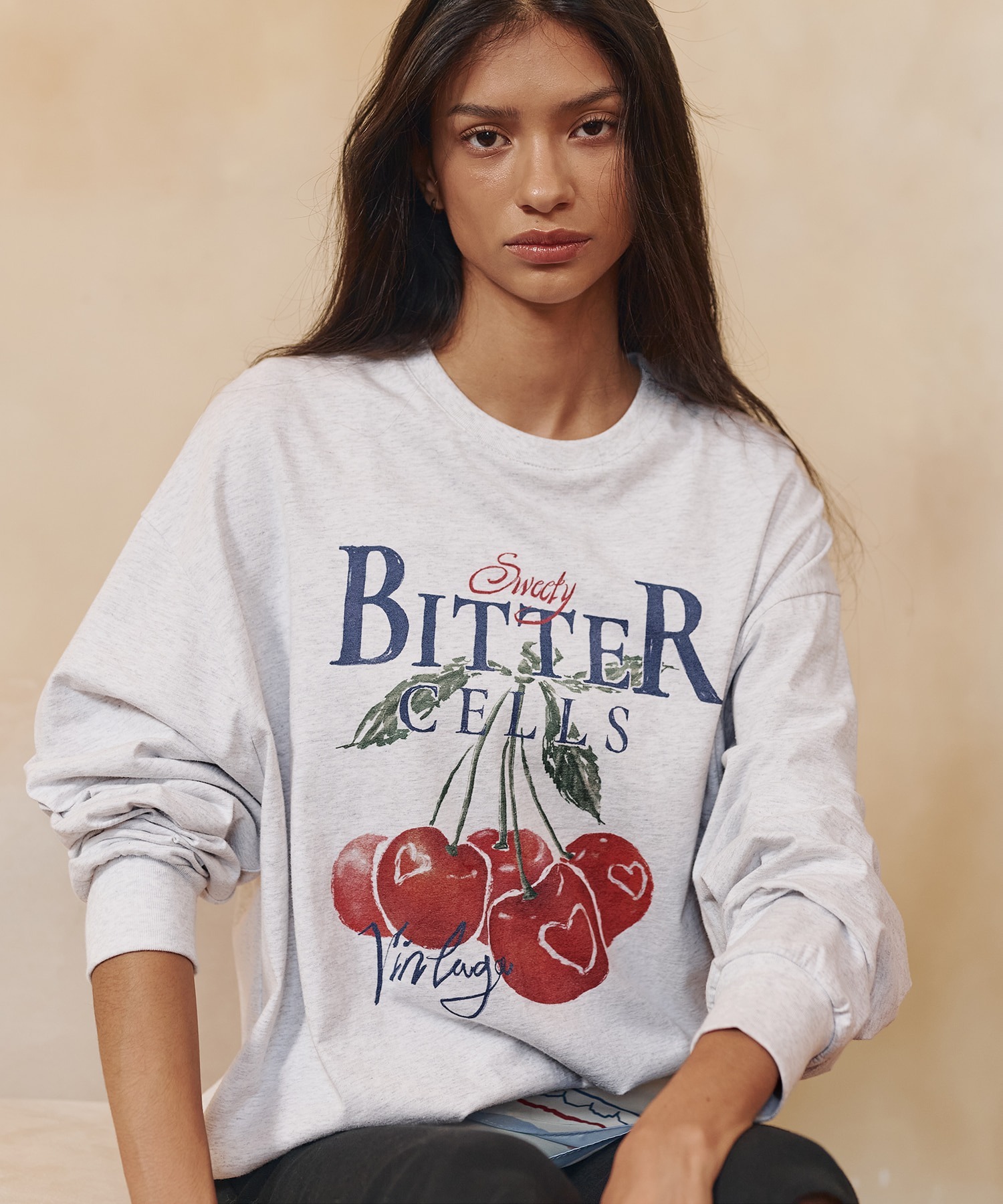 BITTER CELLS Vintage Cherry Long Sleeve