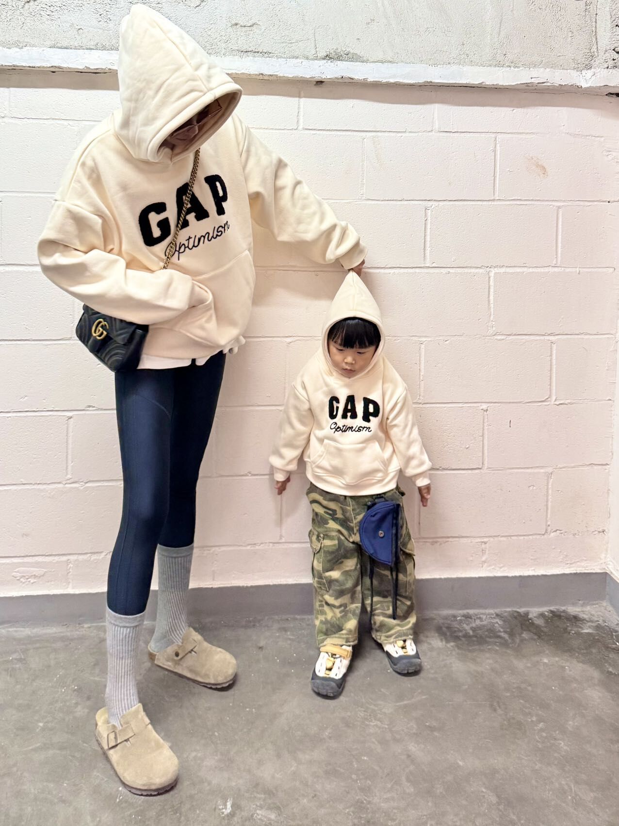 𝐆𝐀𝐏 2025款牛奶絨毛連帽衛衣 親子裝 斷碼團